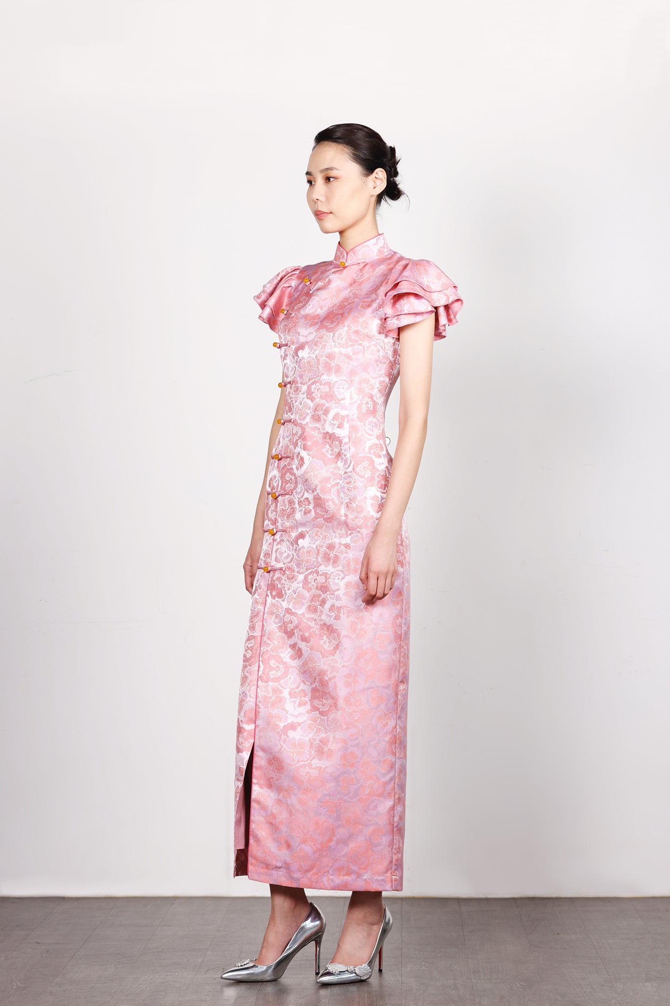 ROSALIE Jacquard Full Length Cheongsam