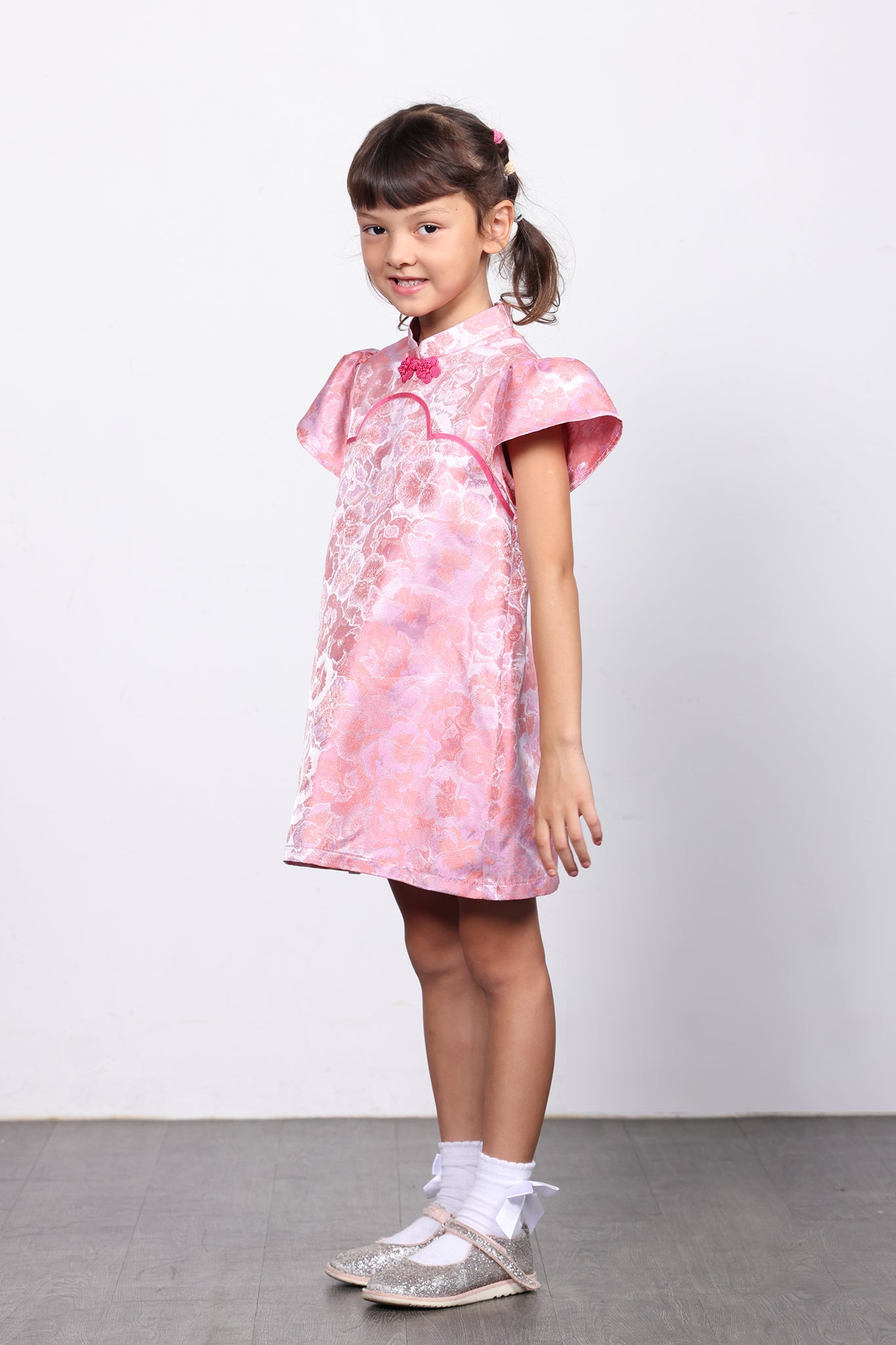 ROSSIE Girls' Jacquard Cheongsam