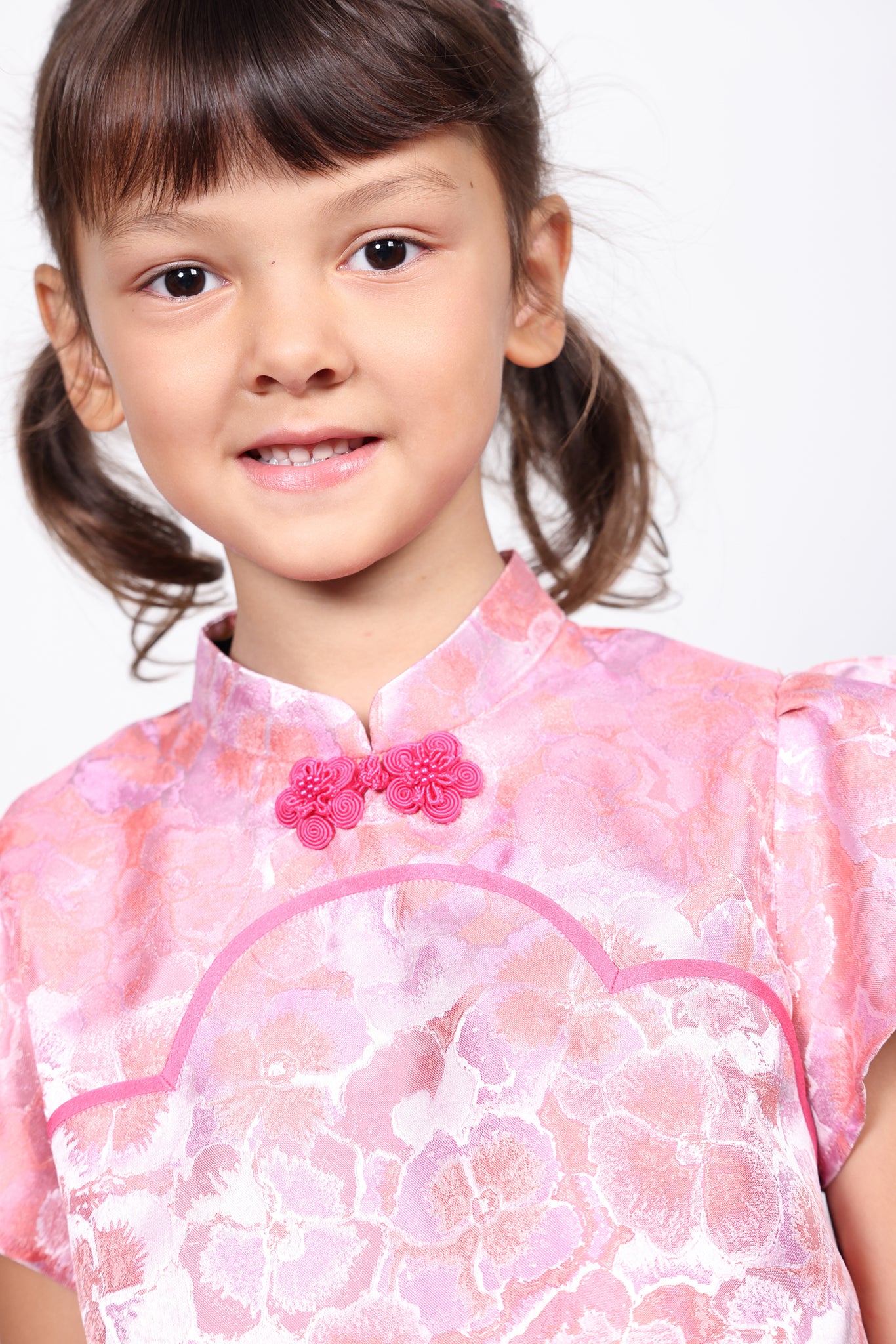 ROSSIE Girls' Jacquard Cheongsam