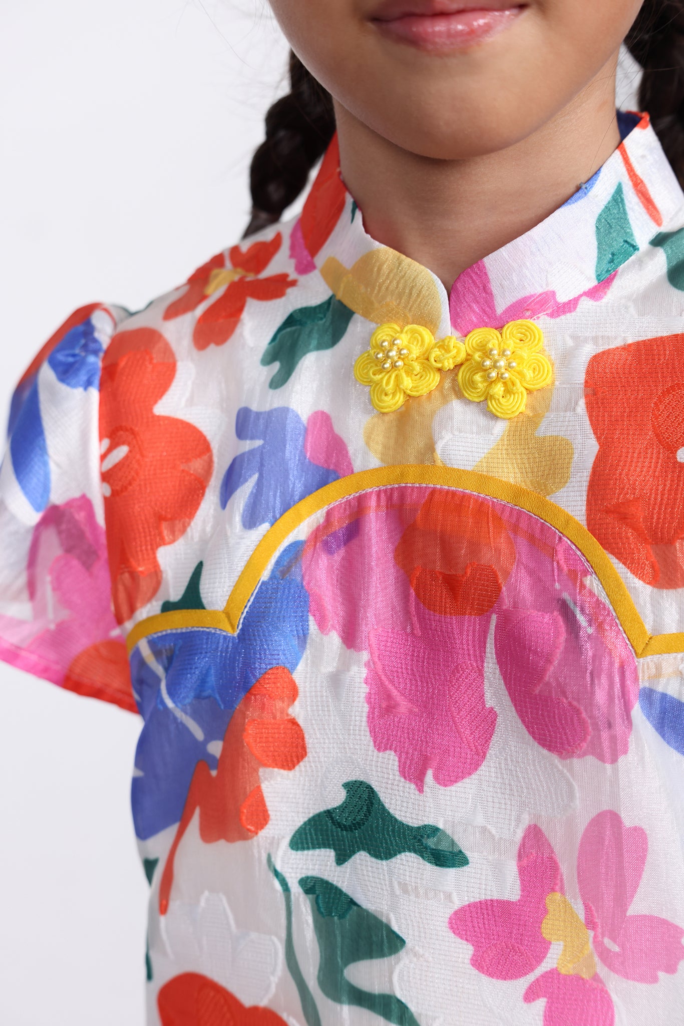 ROSSIE Girls' Organza Cheongsam