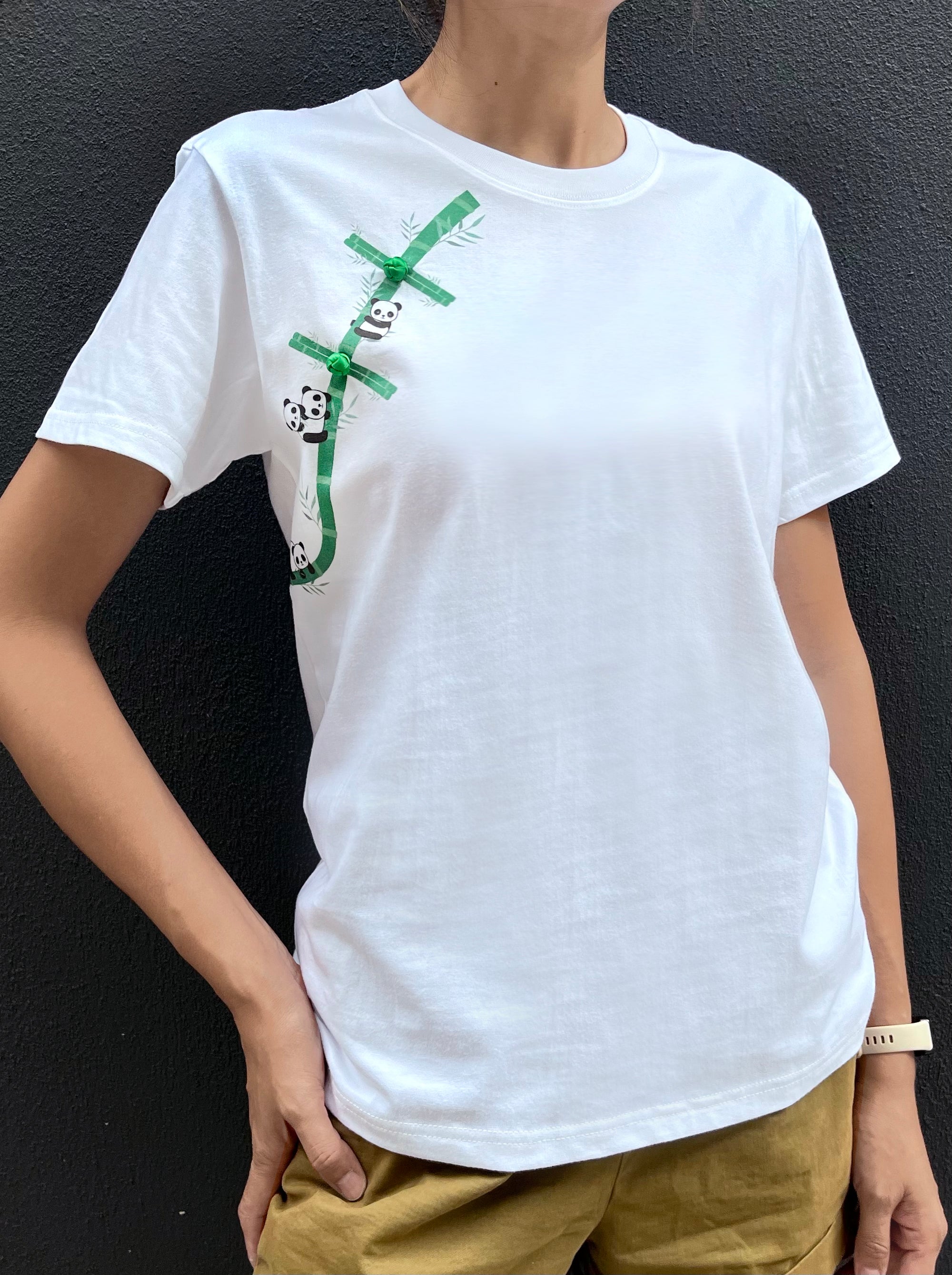 PETRA Panda Print Tee (Green) - New Fit