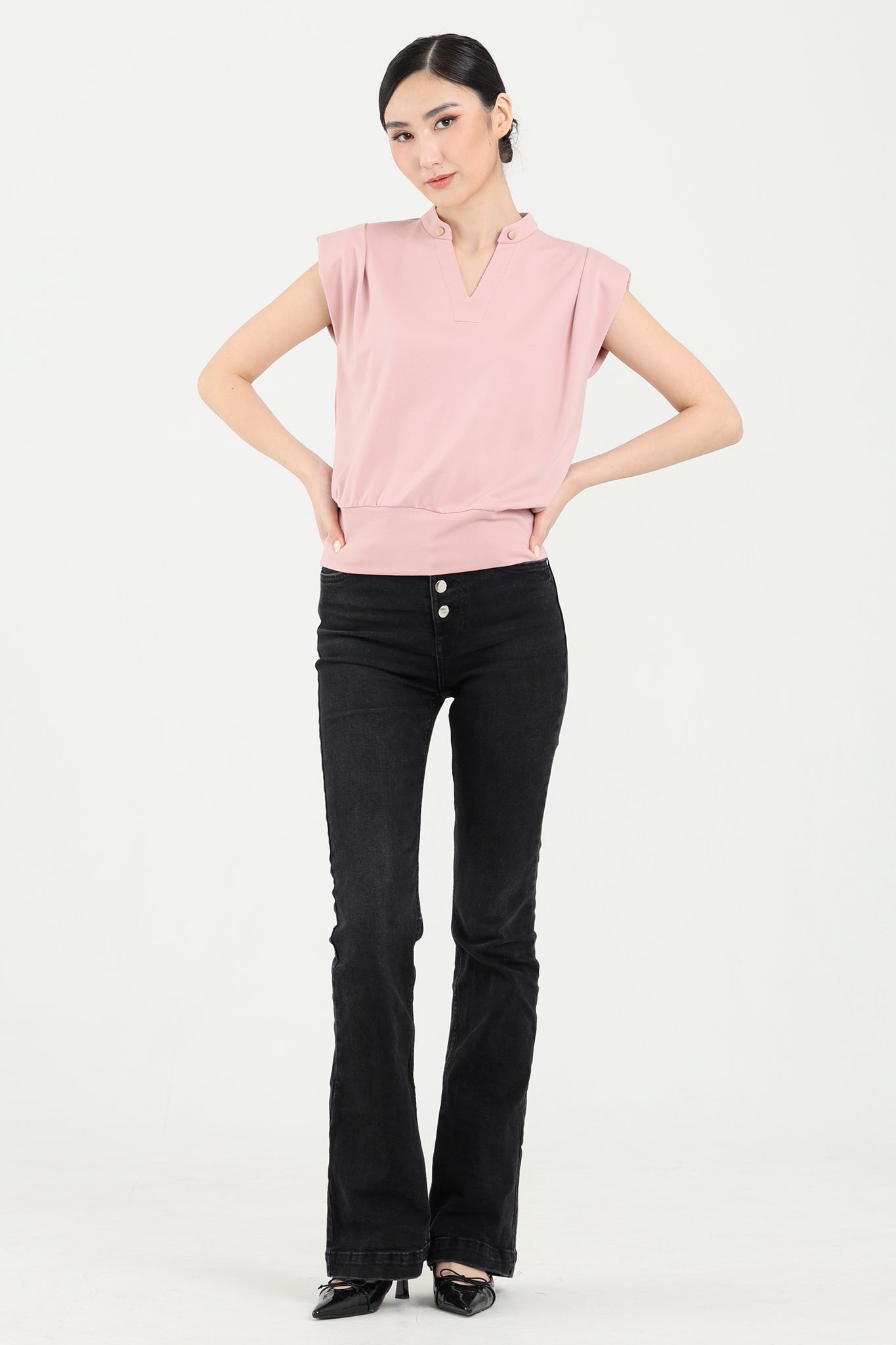 PATSY Jersey Top (Lt. Pink)