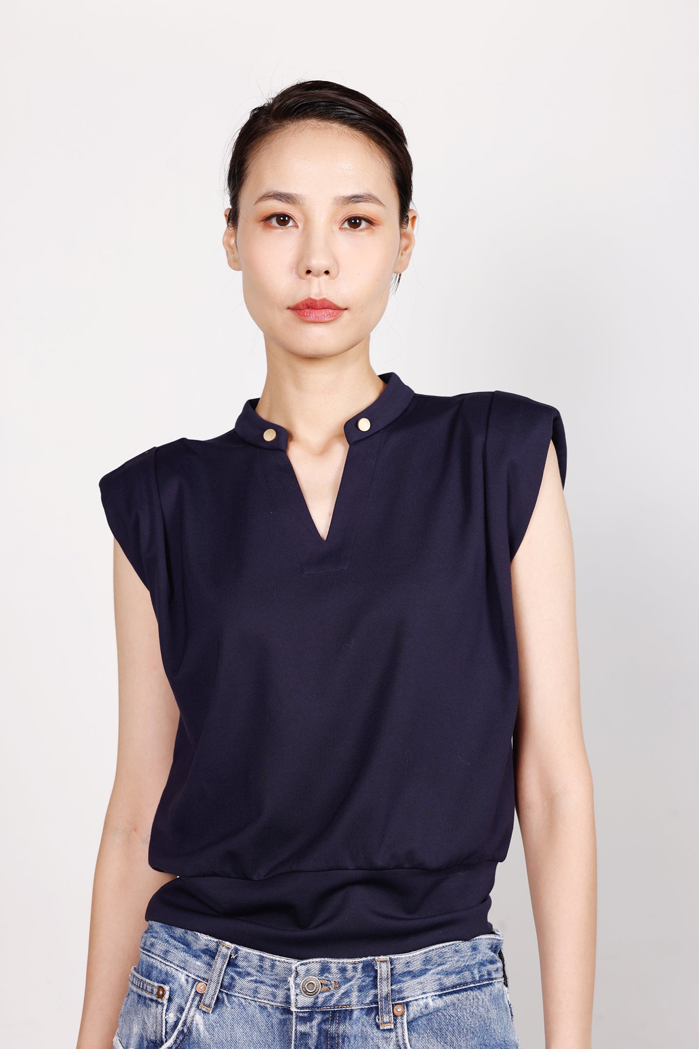 PATSY Jersey Top (Navy)