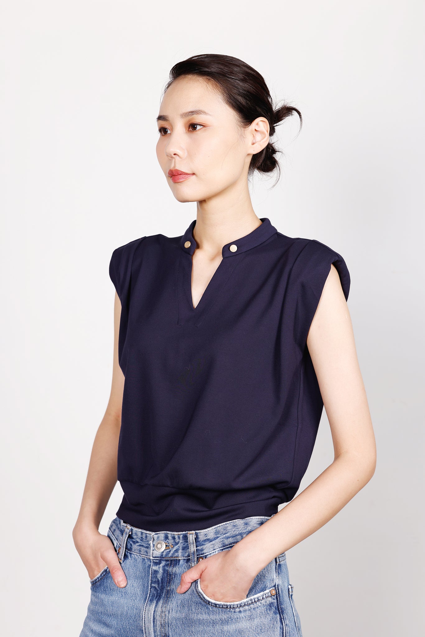 PATSY Jersey Top (Navy)