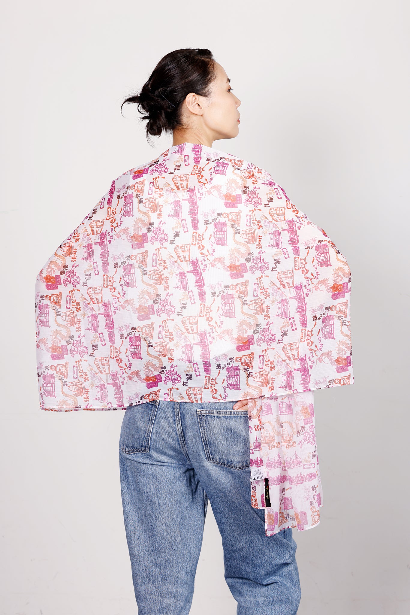 REESE Print Long Scarves