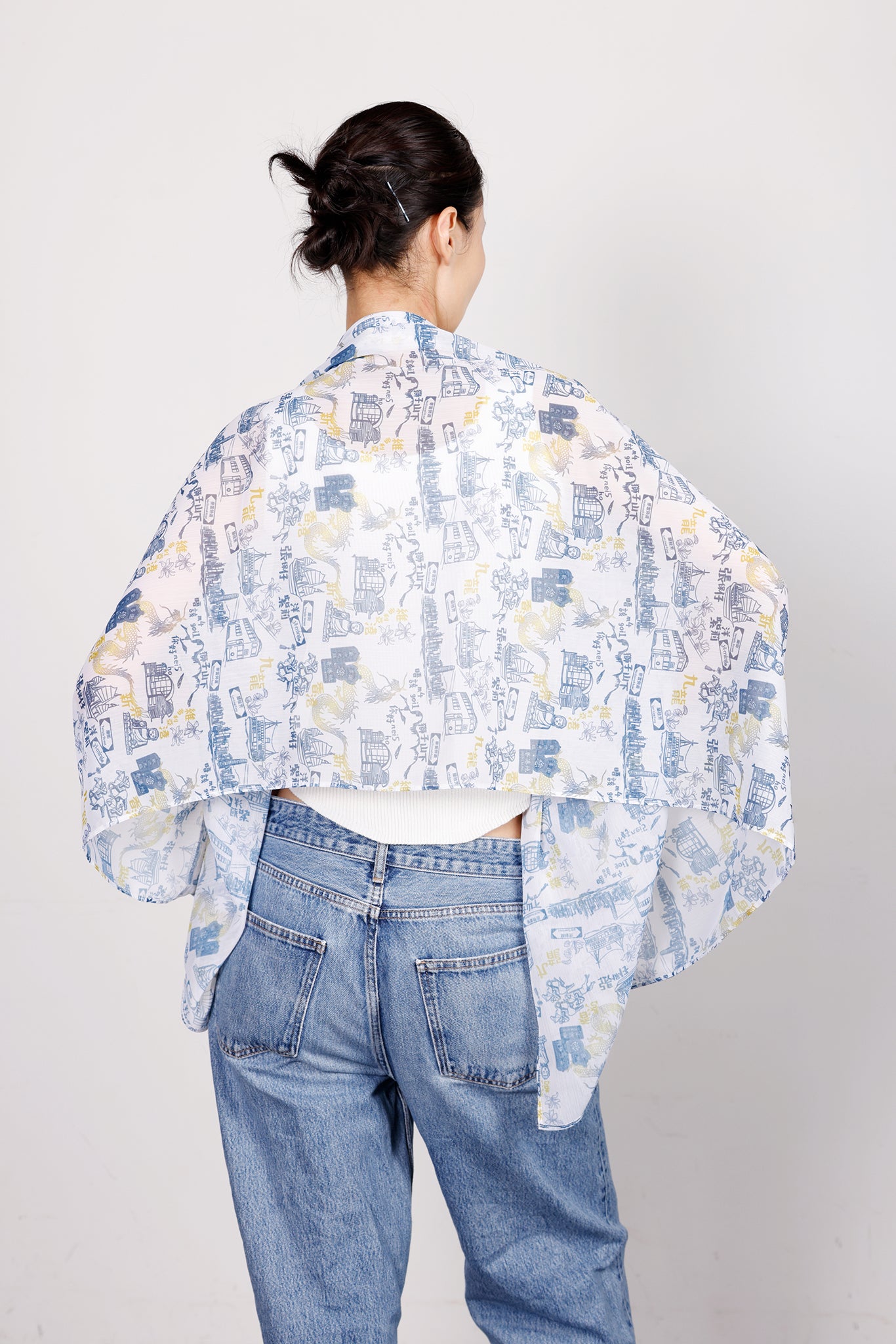 REESE Print Long Scarves