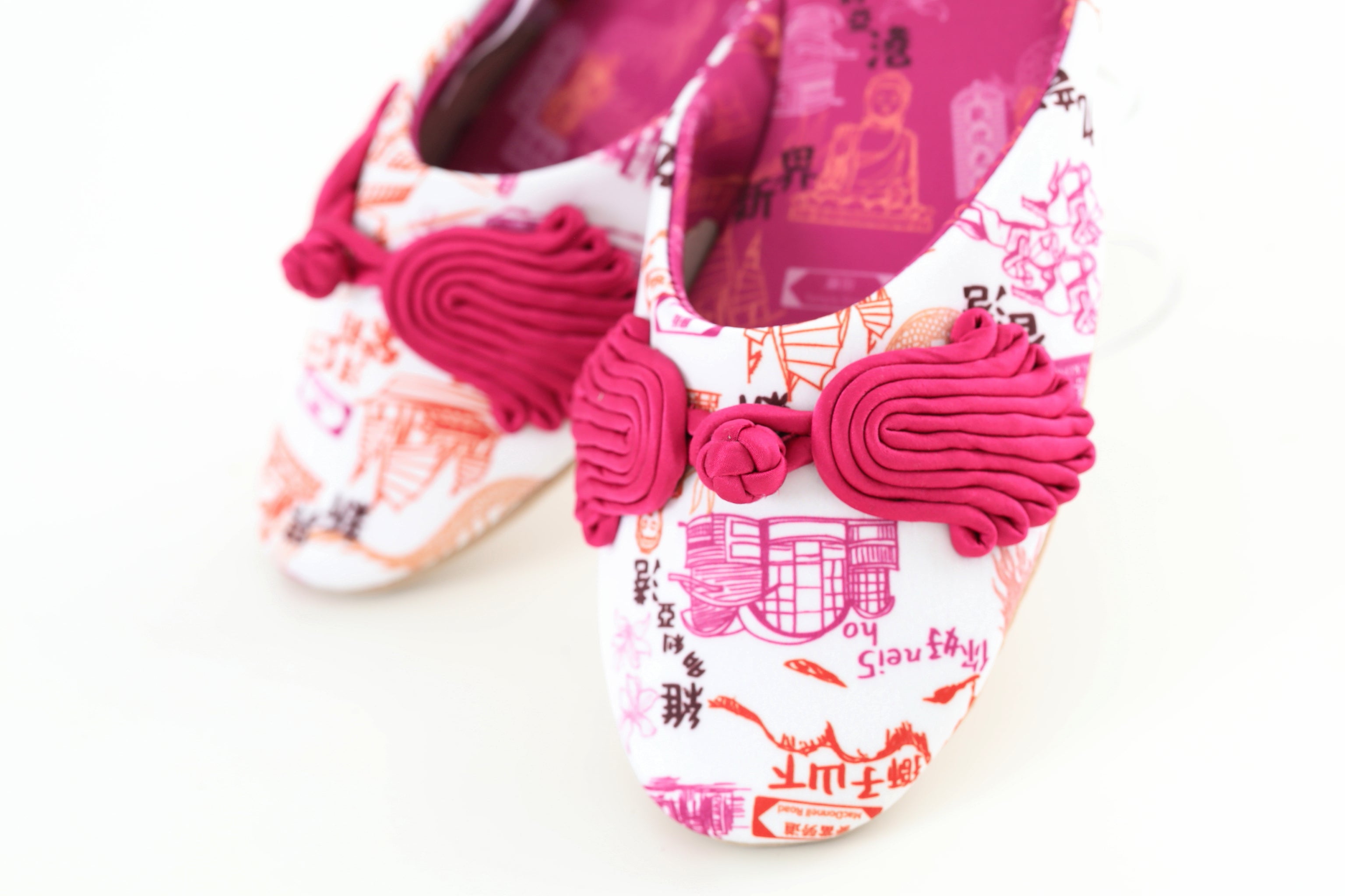 PABLO Hong Kong Print House Slippers (Pink)