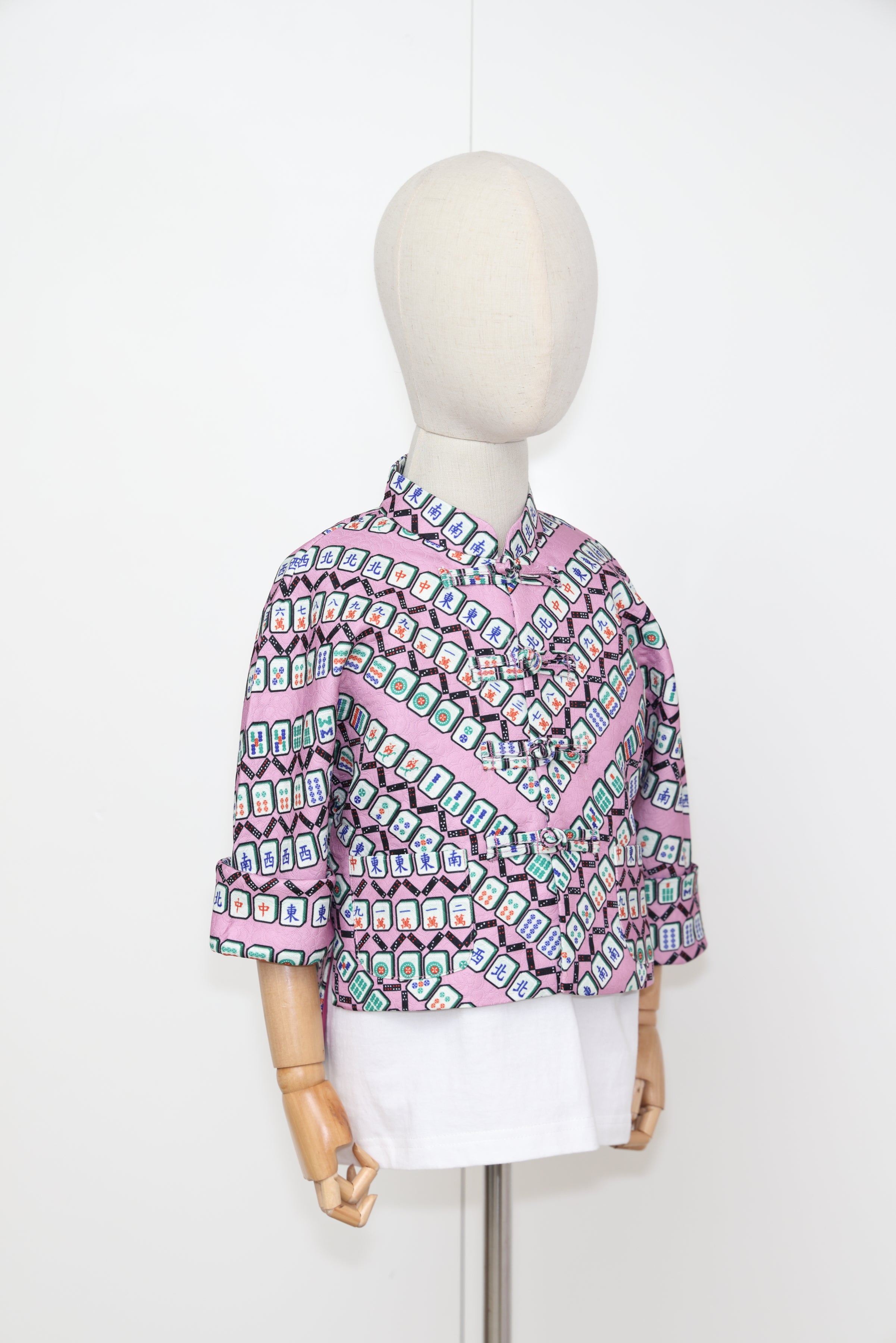 MARJO Kids Mahjong Oriental Jacket (Purple/ Green)