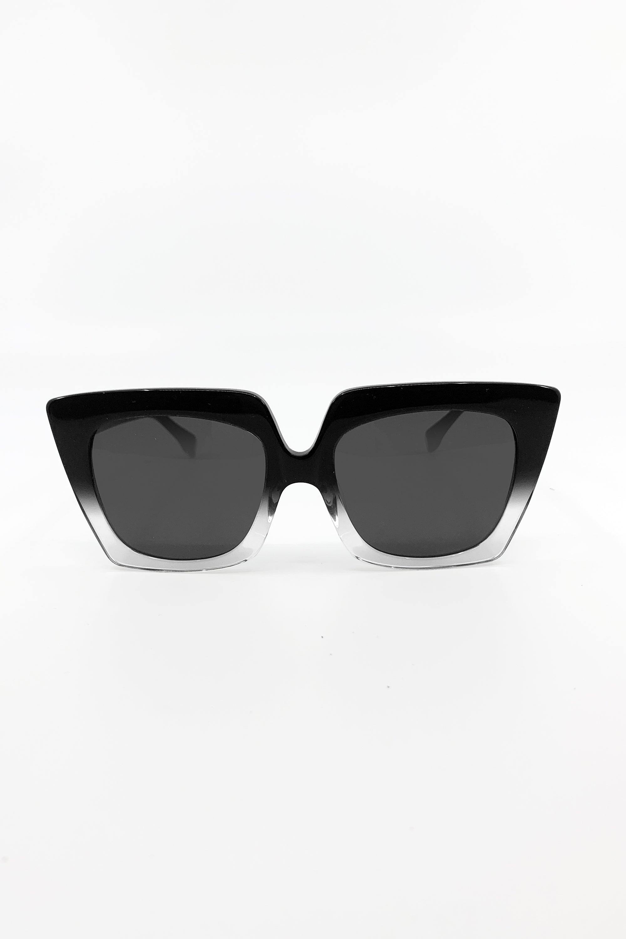 Yi-ming X Big Horn Butterfly Black + Crystal Sunglasses