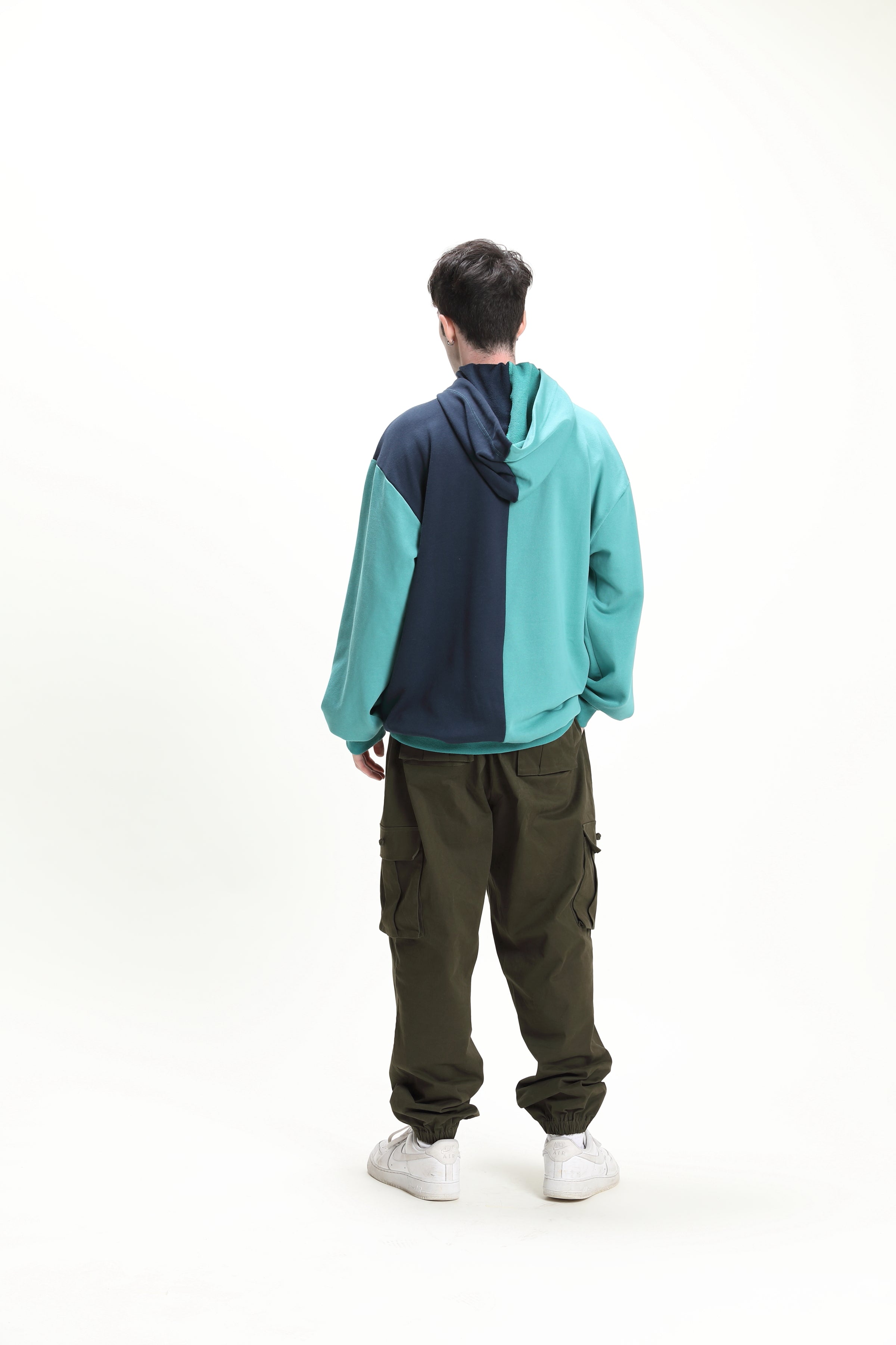 AVIS Unisex Hoodie (Green/ Navy)