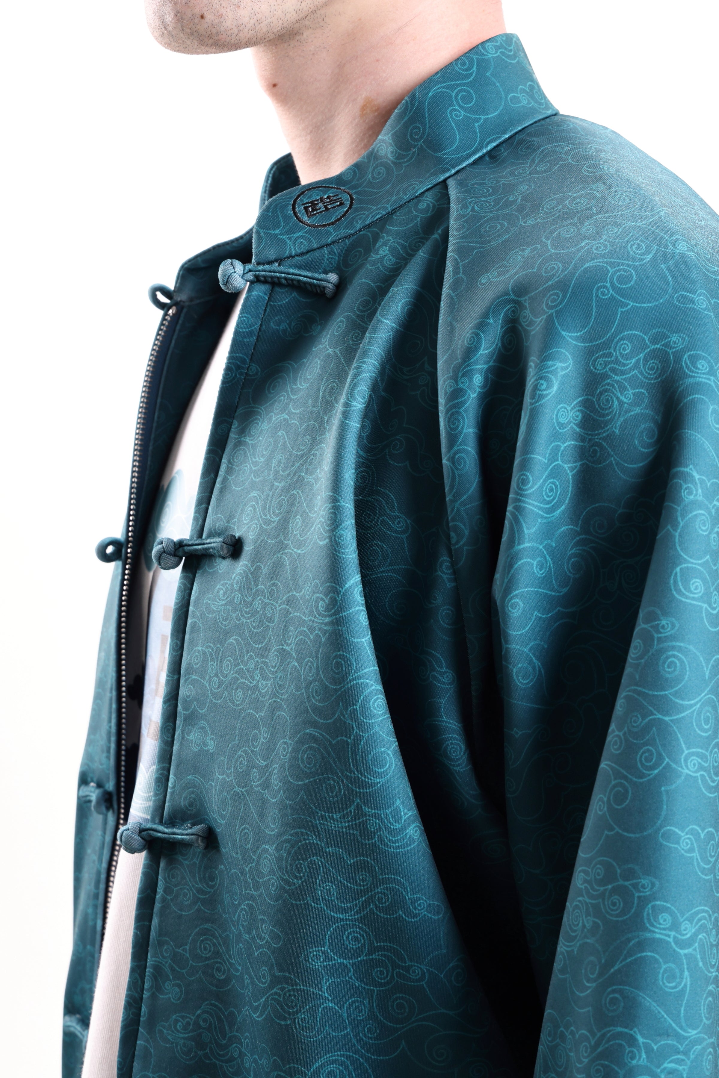 AUGUST Unisex Bomber Jacket (Aqua)