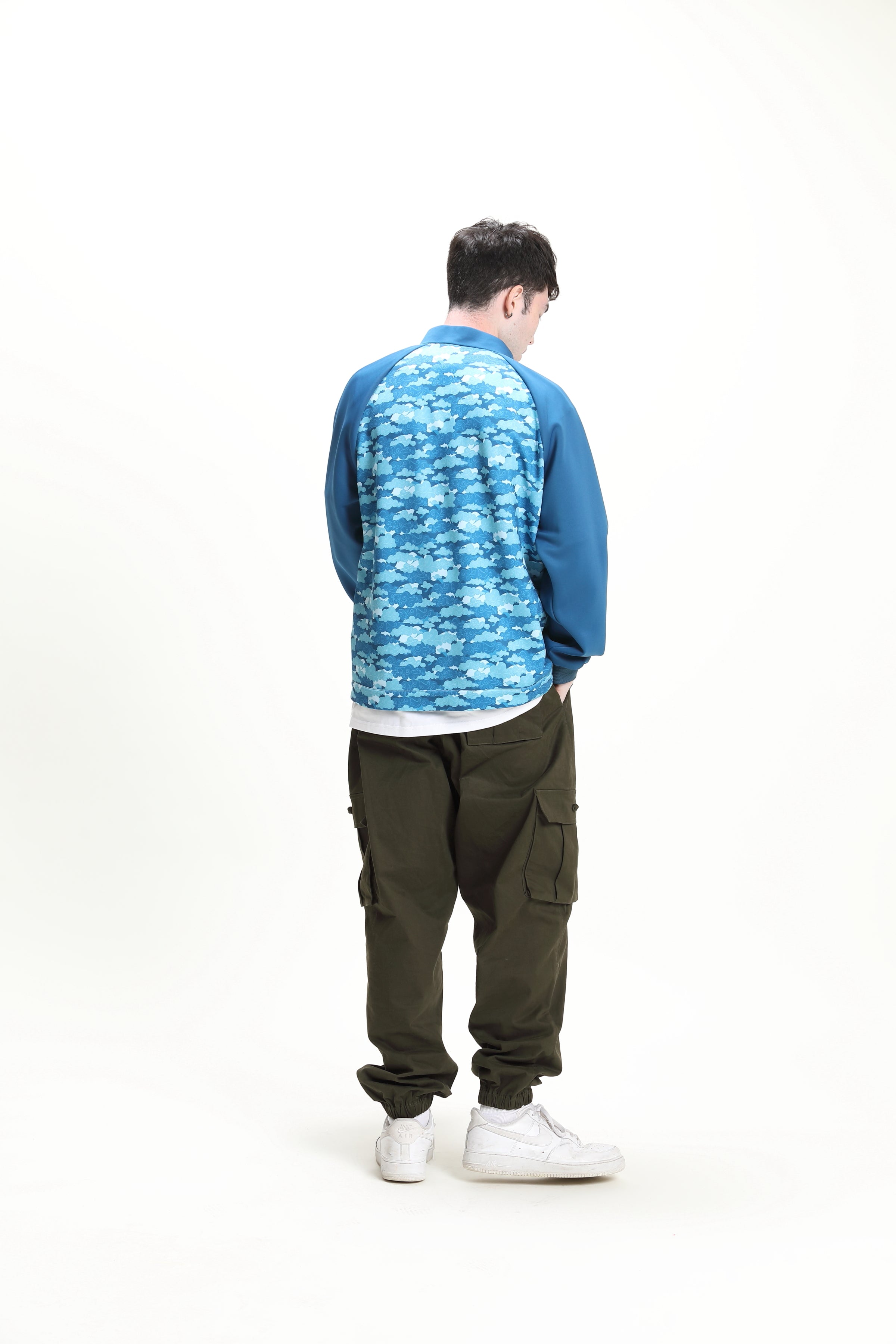 CYPHERHOOD Unisex 吉祥雲圖案Bomber Jacket.