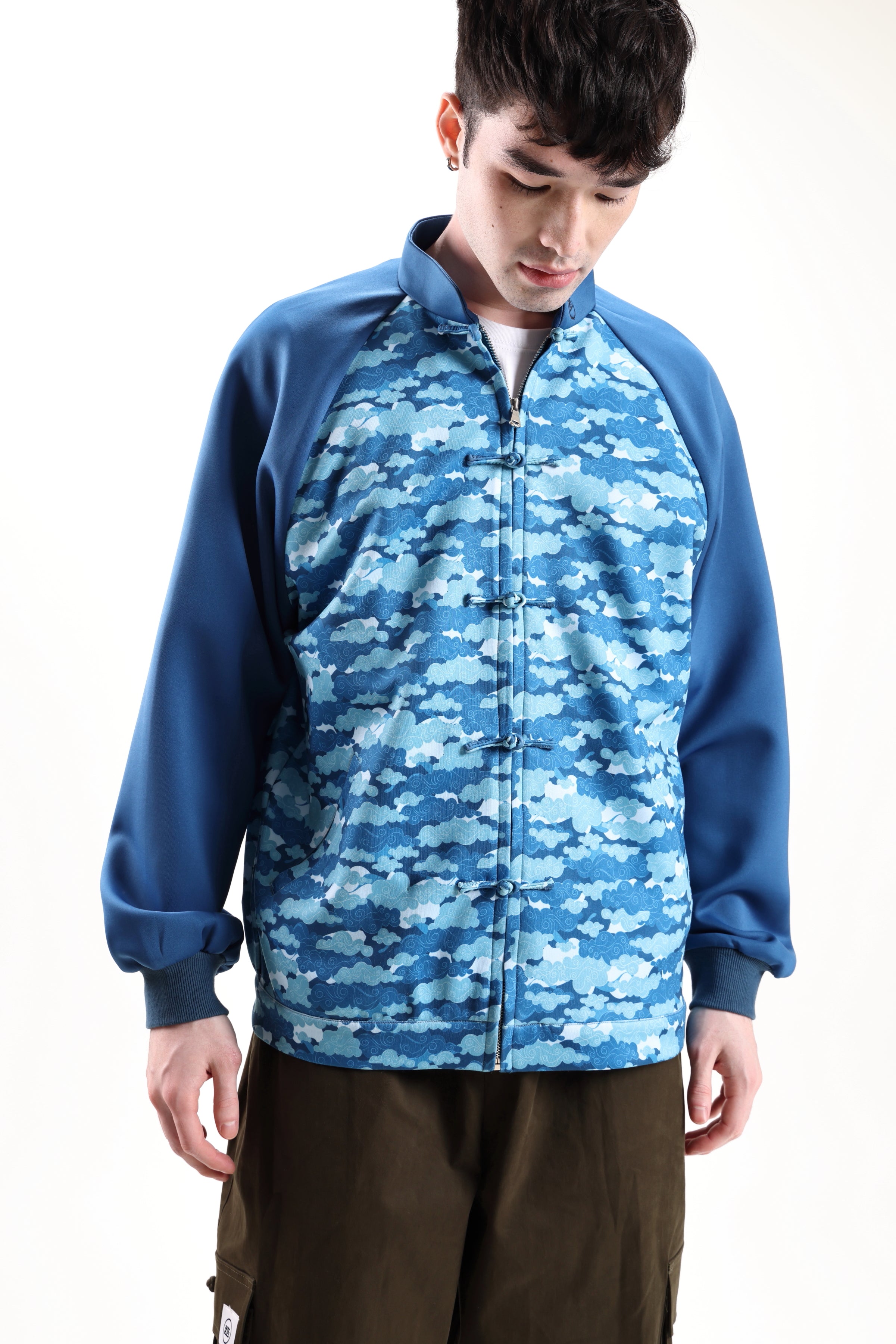 CYPHERHOOD Unisex 吉祥雲圖案Bomber Jacket.