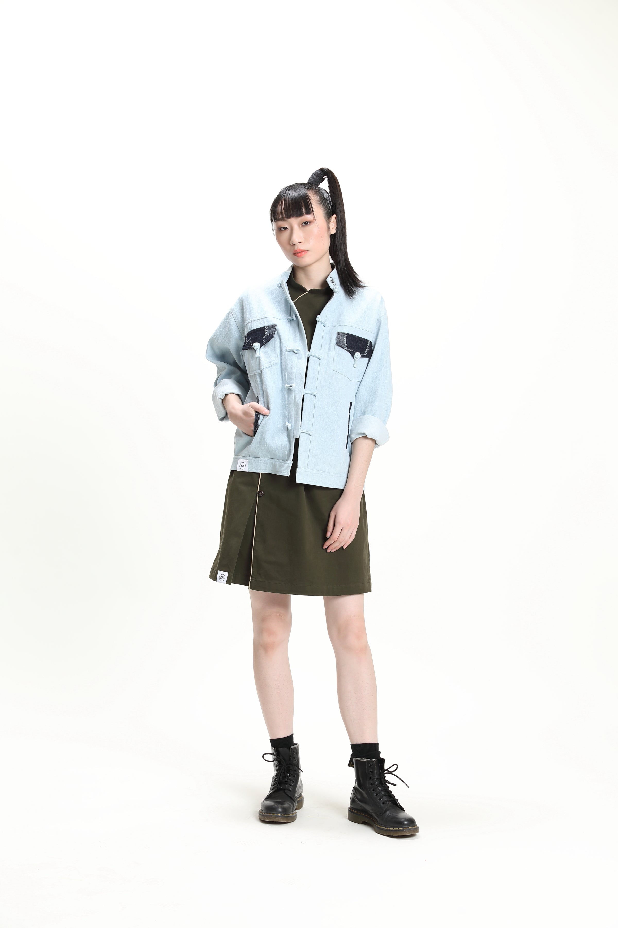 CYPHERHOOD ADRIANNA 牛仔外套 (淺藍色)
