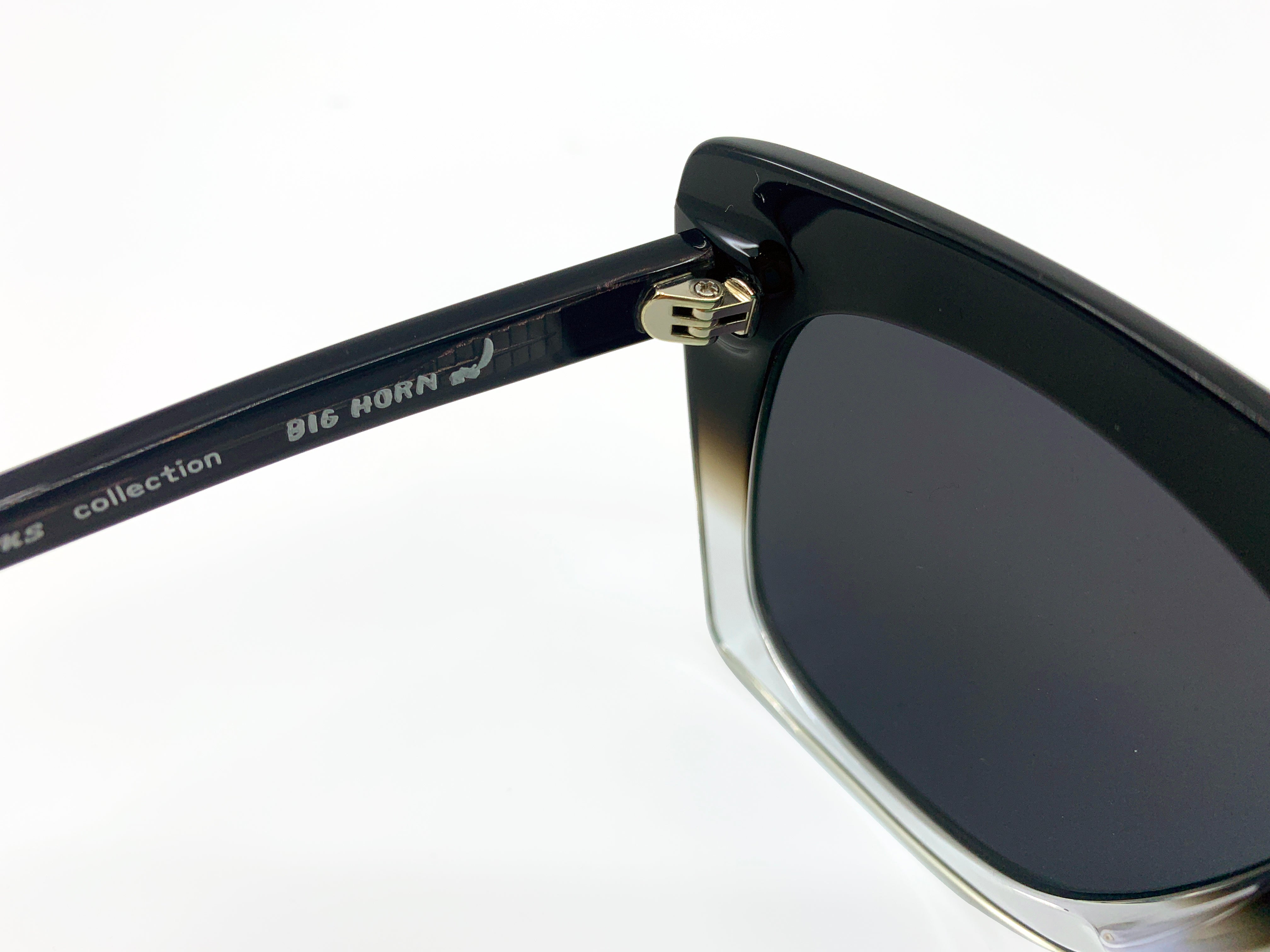 Yi-ming X Big Horn Butterfly Black + Crystal Sunglasses