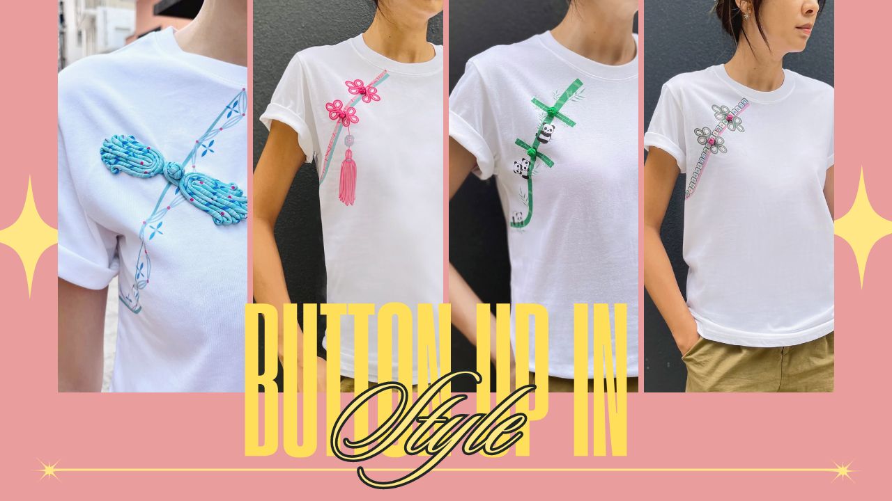 Button Up in Style: Paula Printed Tee