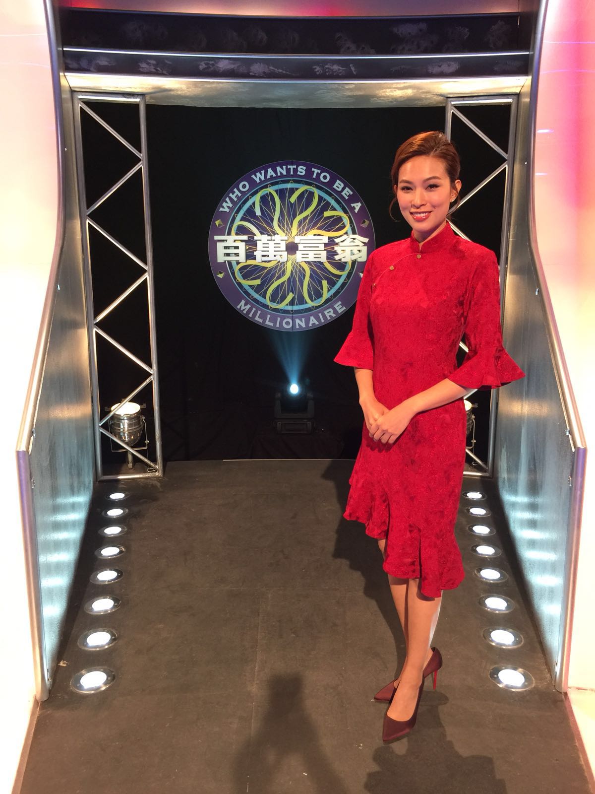Queenie Chu Looks Gorgeous in Our CNY Red Cheongsam Collection!