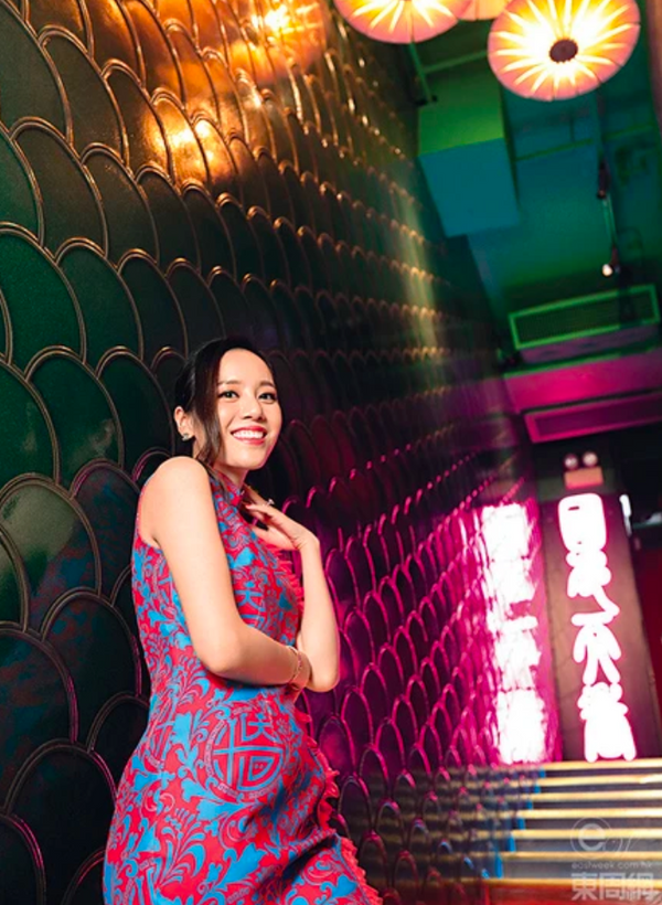 湛琪清 Jessica 展示 Yi-ming Cheong Qipao 東方時尚旗袍獨特的美與自信