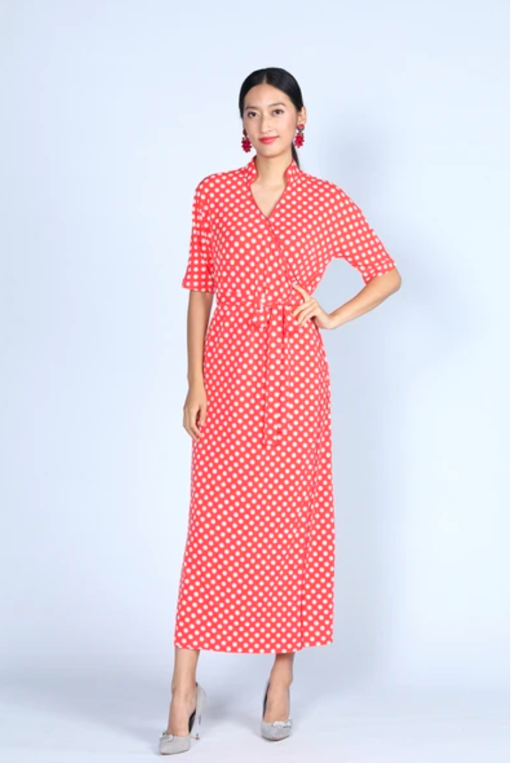Yi-ming (Modern Cheongsam/ Qipao) 2019 Polka Dot Beyond Maternity Collection