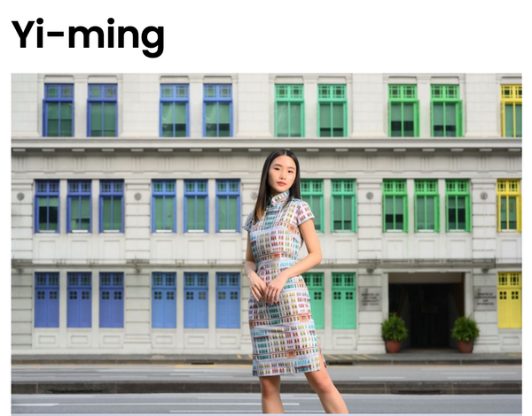 Yi-ming Cheongsam featured On SINGAPOREMotherhood