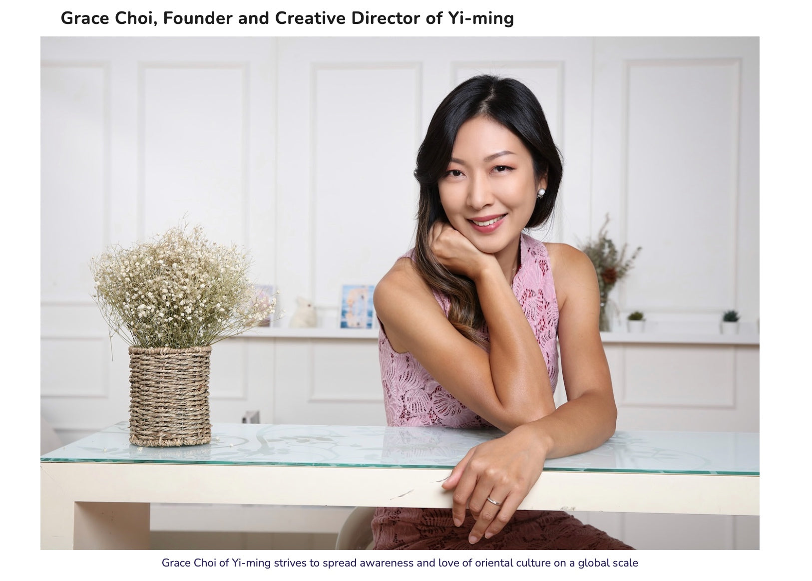 Our Founder, Grace Choi "Wonder Women of Hong Kong 2025"
