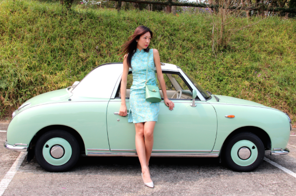 Yi-ming Cheongsam featuring The Esemble's Bags