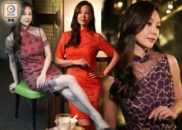 Linda Wong Looks So Elegant in Our Cheongsam in CNY!