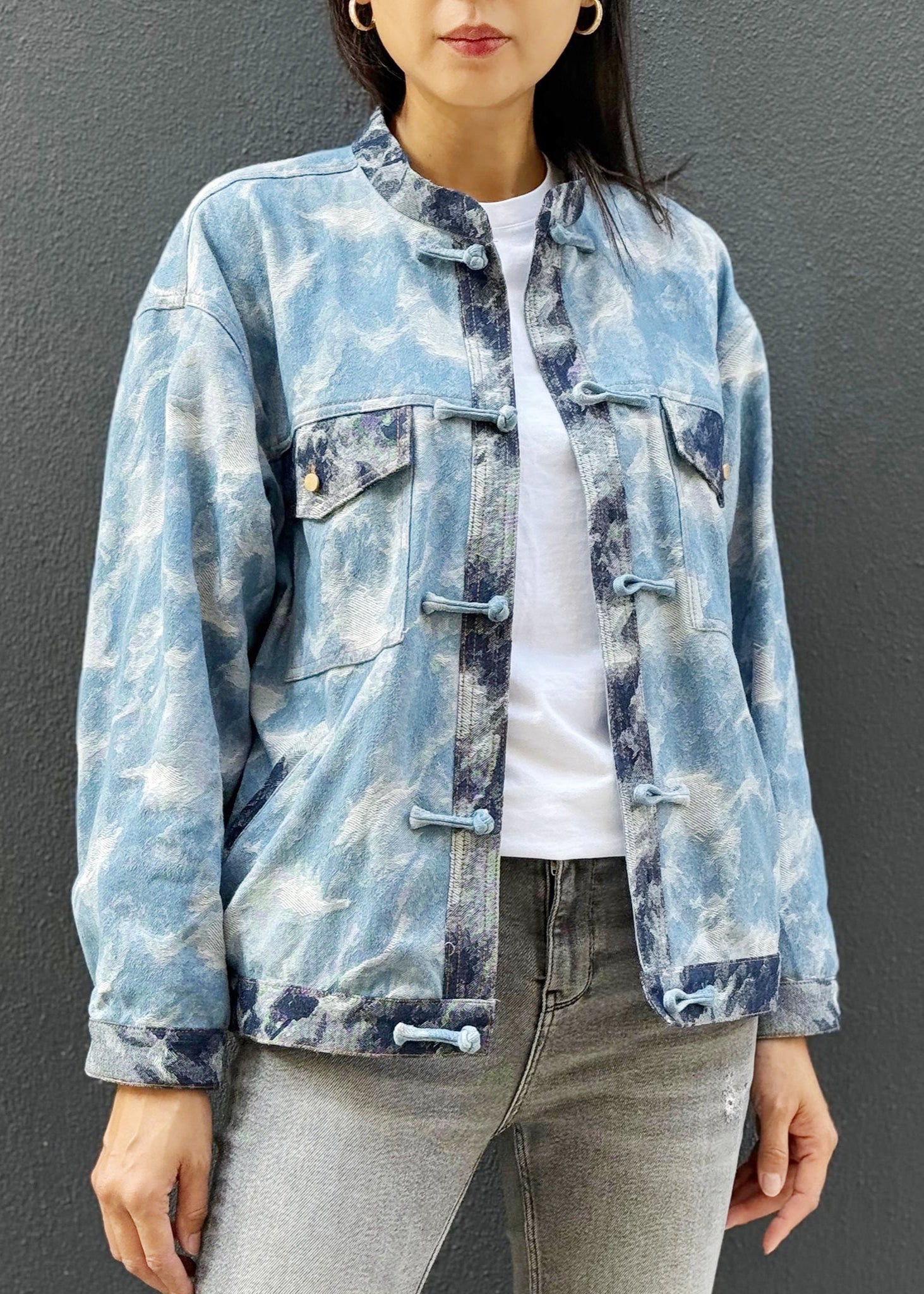 PALOMA Jacquard Denim Jacket