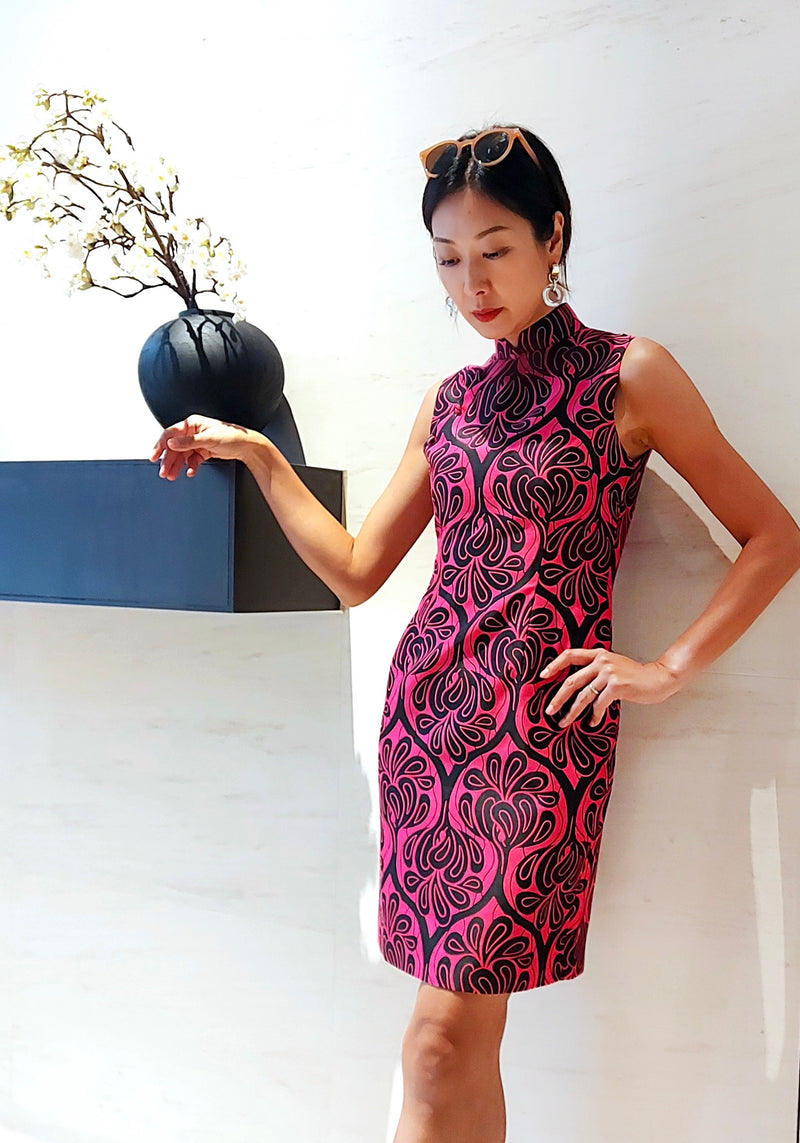 Sleeveless qipao deals