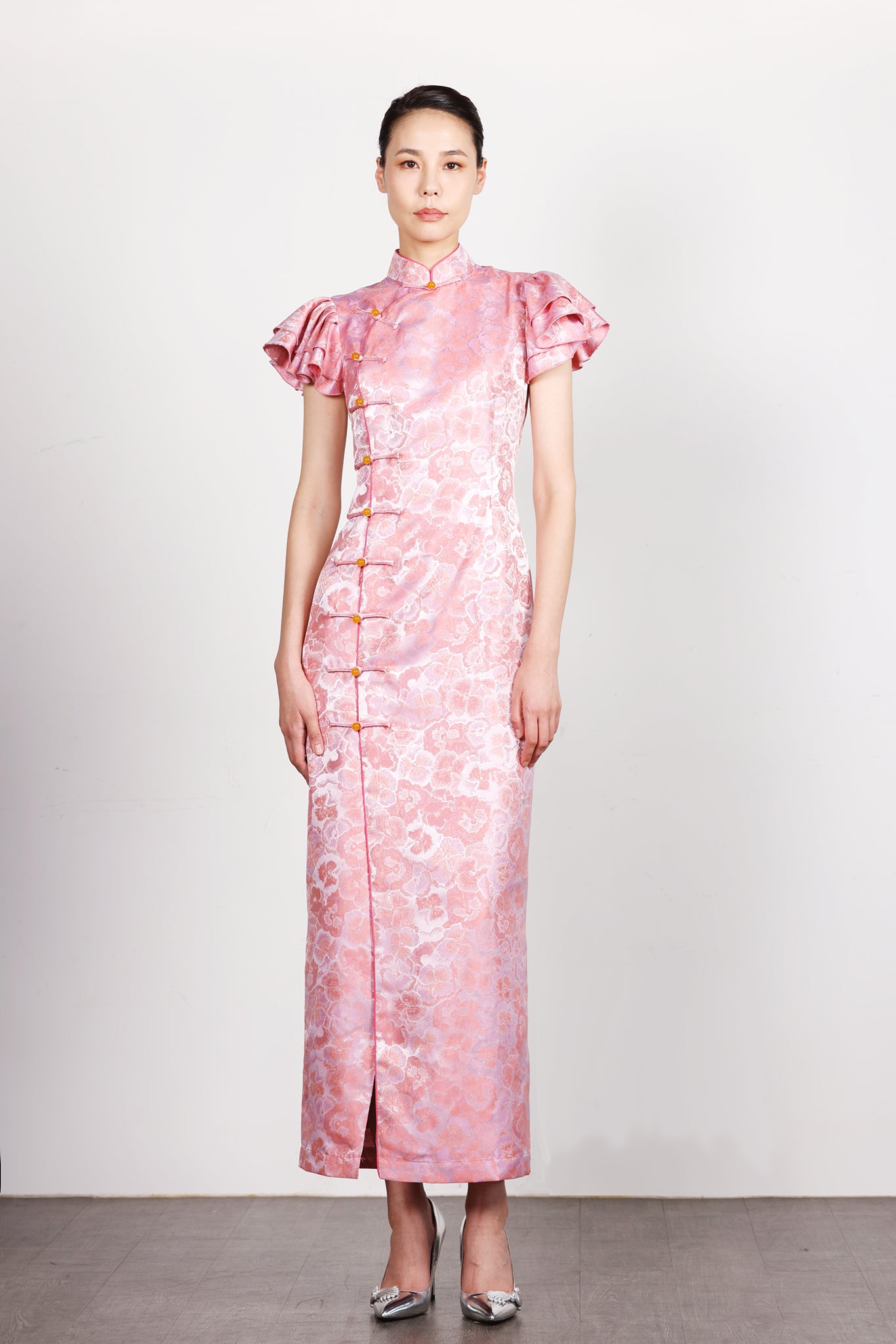 ROSALIE Jacquard Full Length Cheongsam