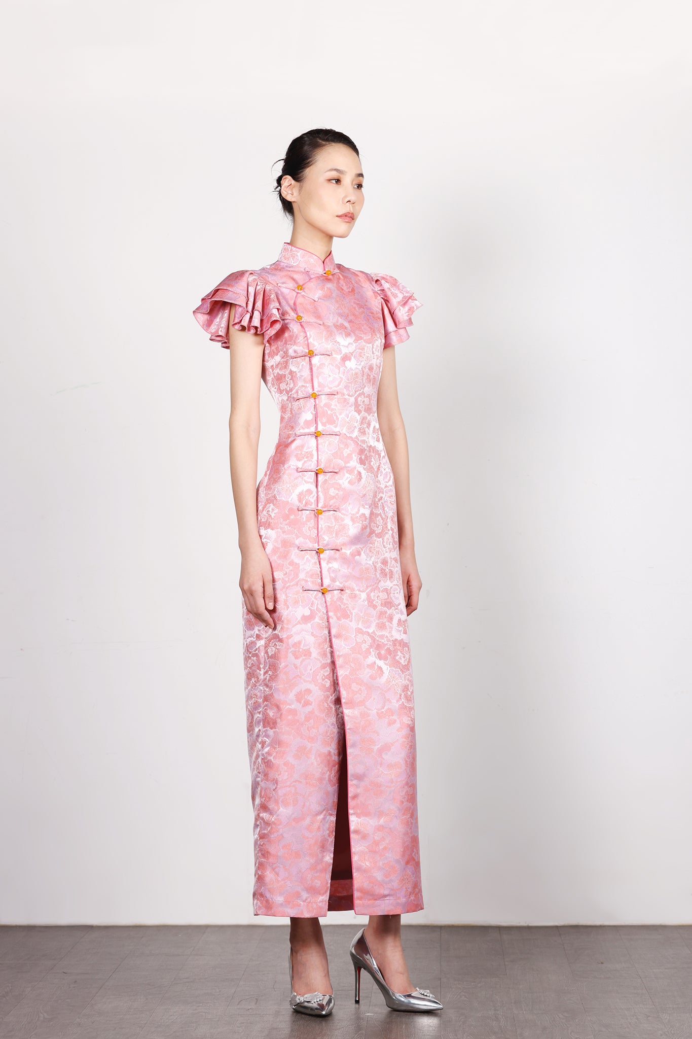 ROSALIE Jacquard Full Length Cheongsam