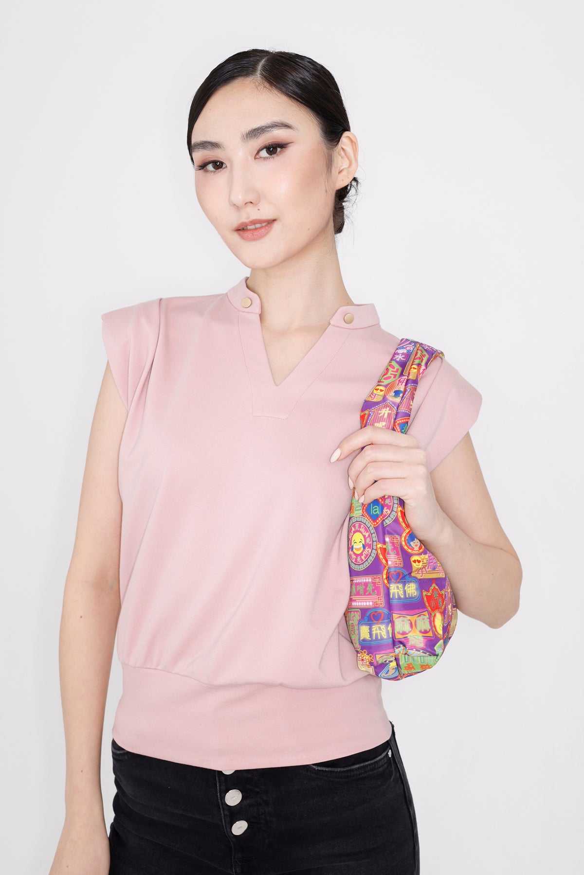 PATSY Jersey Top (Lt. Pink)