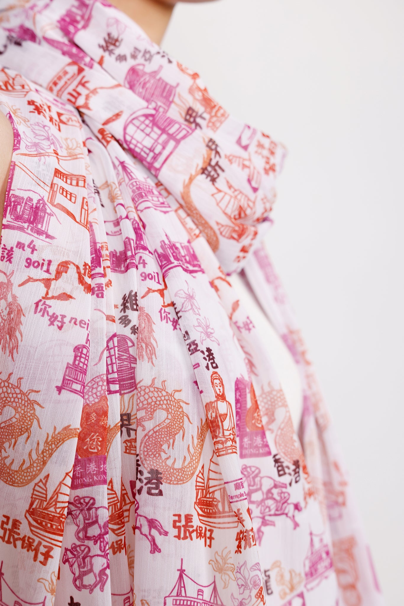 REESE Print Long Scarves