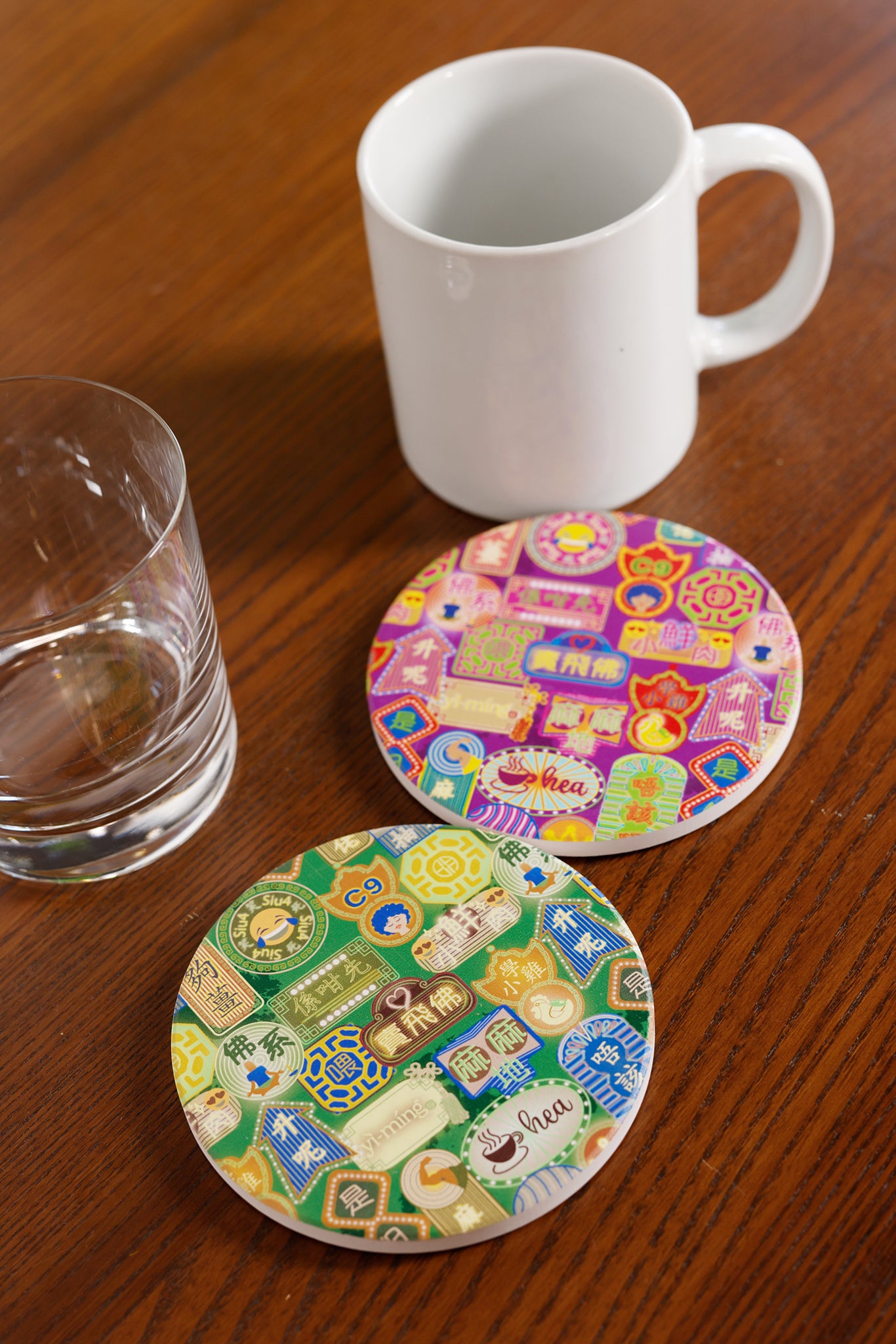 RENCCI Print Ceramic Coasters