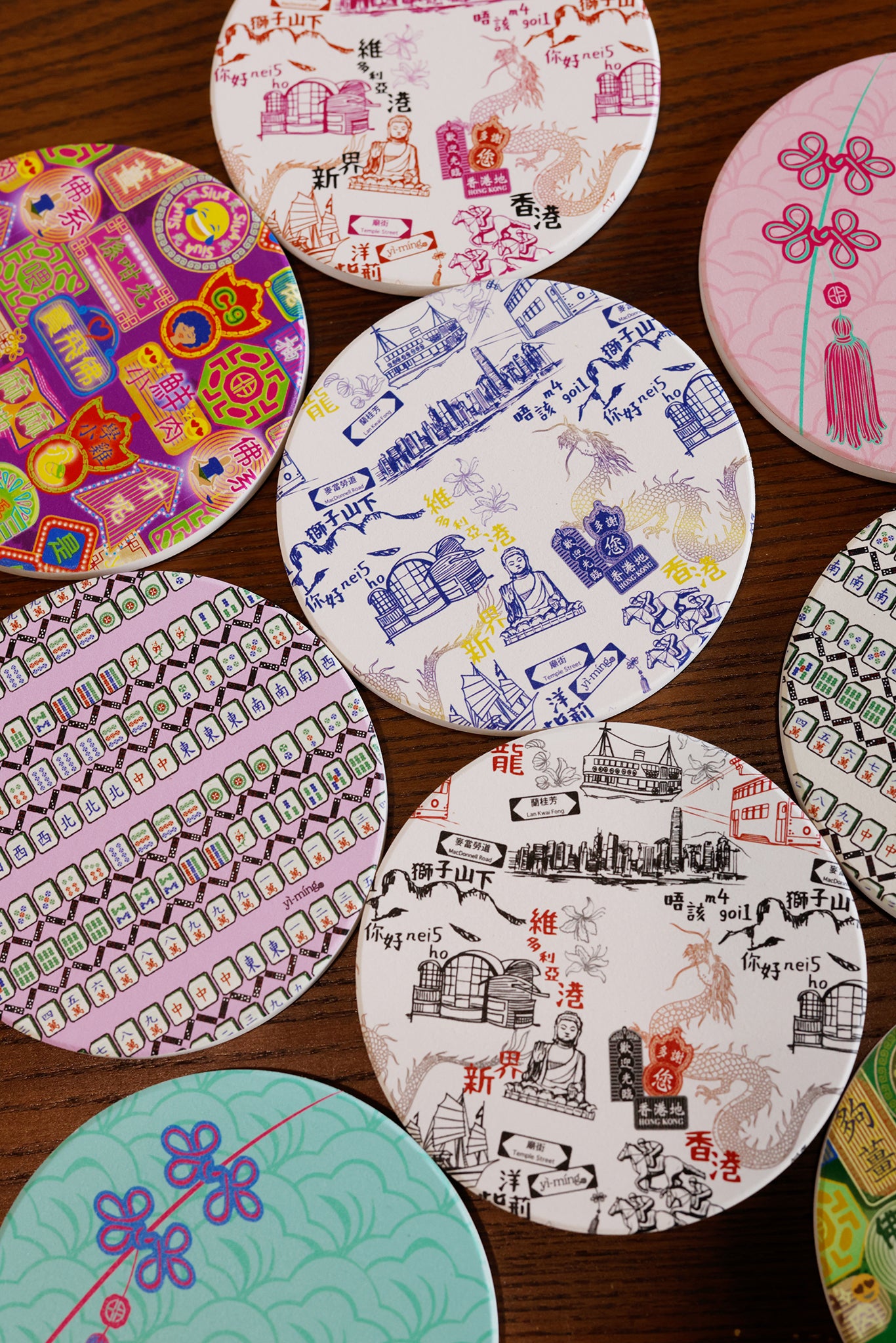 RENCCI Print Ceramic Coasters