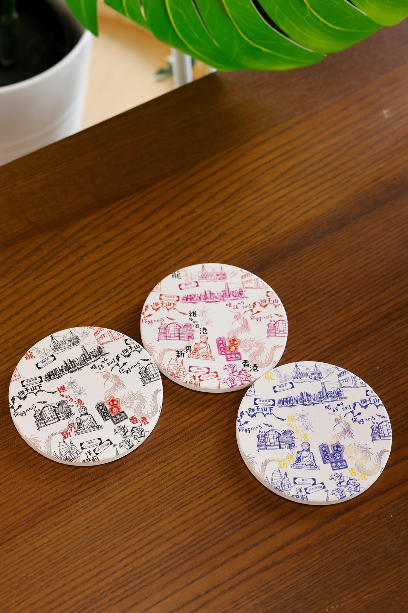 RENCCI Print Ceramic Coasters