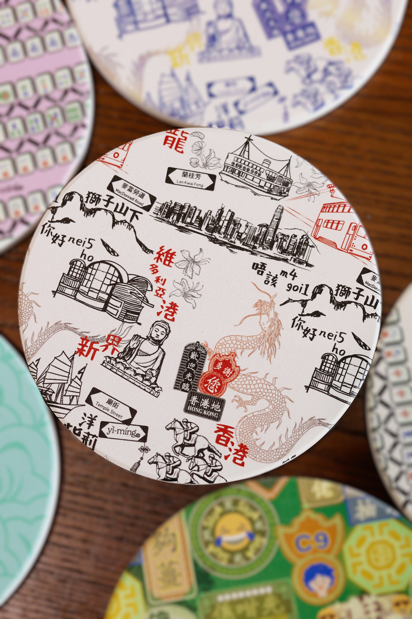 RENCCI Print Ceramic Coasters
