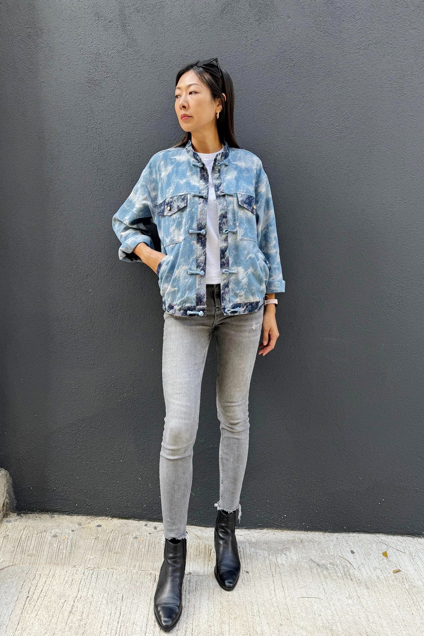 PALOMA Jacquard Denim Jacket