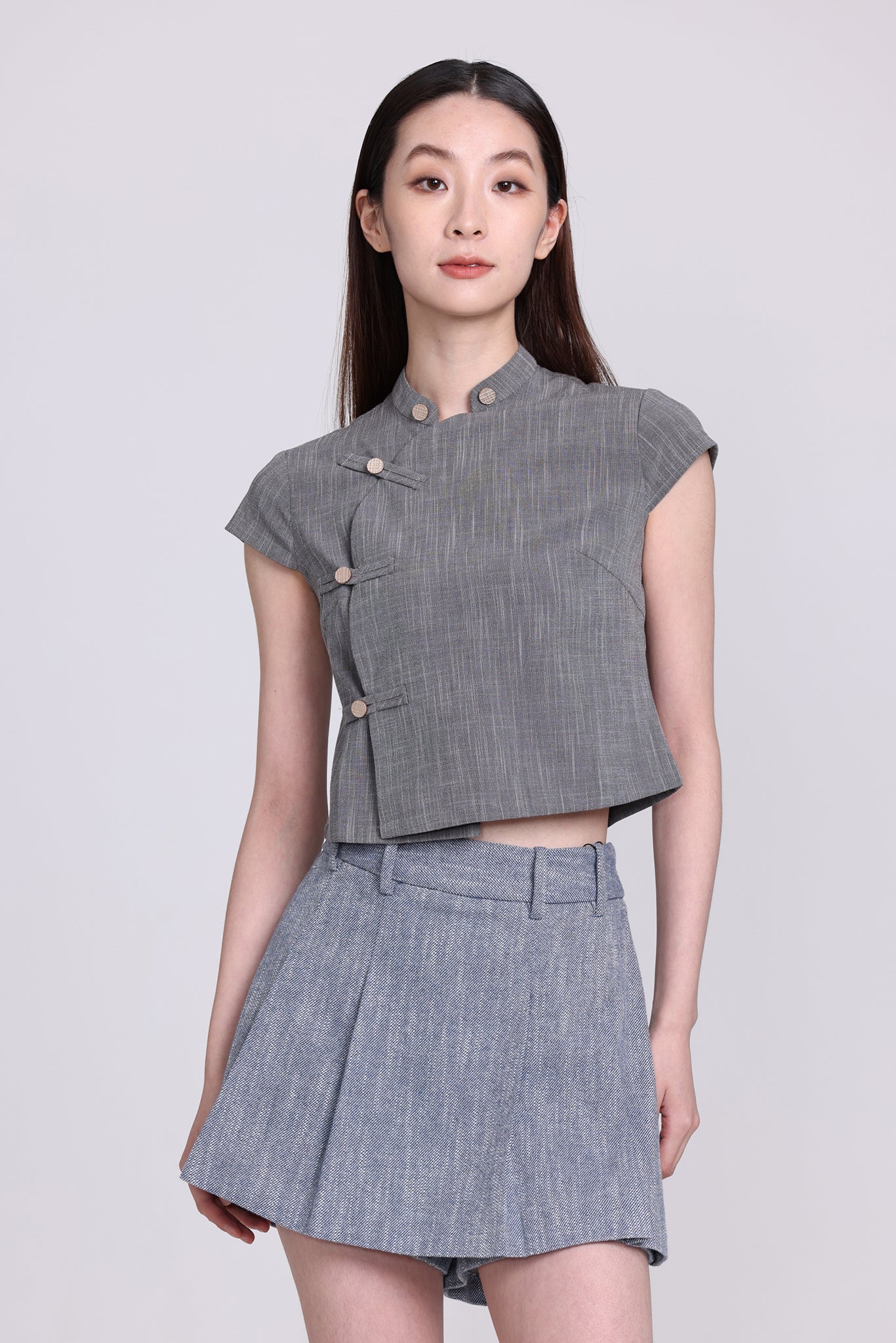 Yi-ming NELLA 短上衣(灰色)