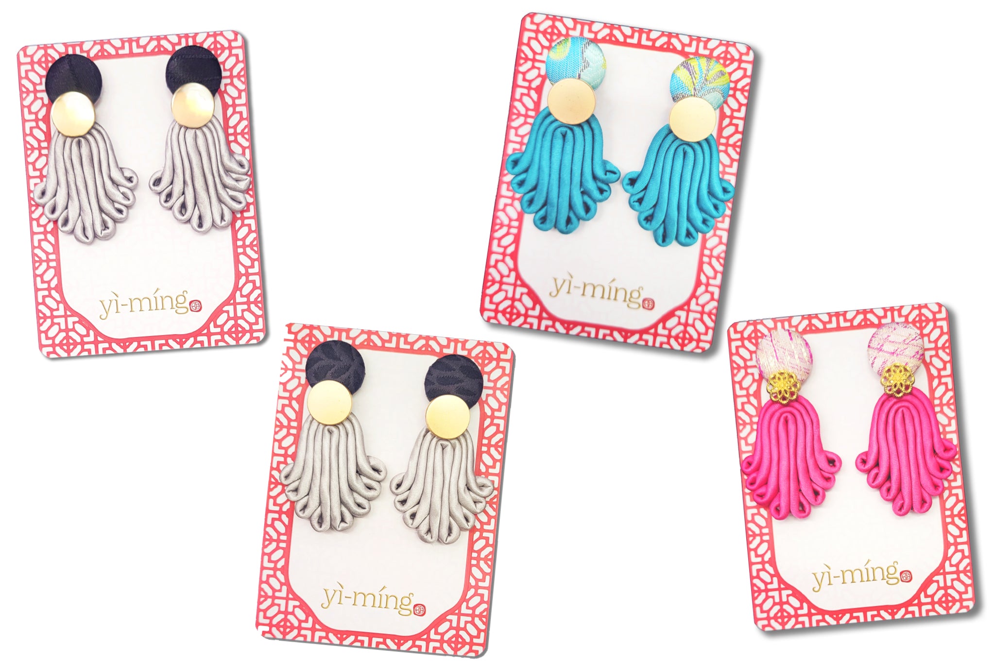 FANTINE Chinese Button Earrings