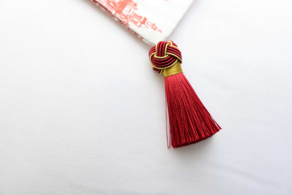 Yi-ming 上海印花靠墊套（紅色）