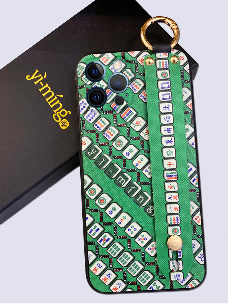 Yi-ming 特色麻雀印花 iPhone 手柄手機殼