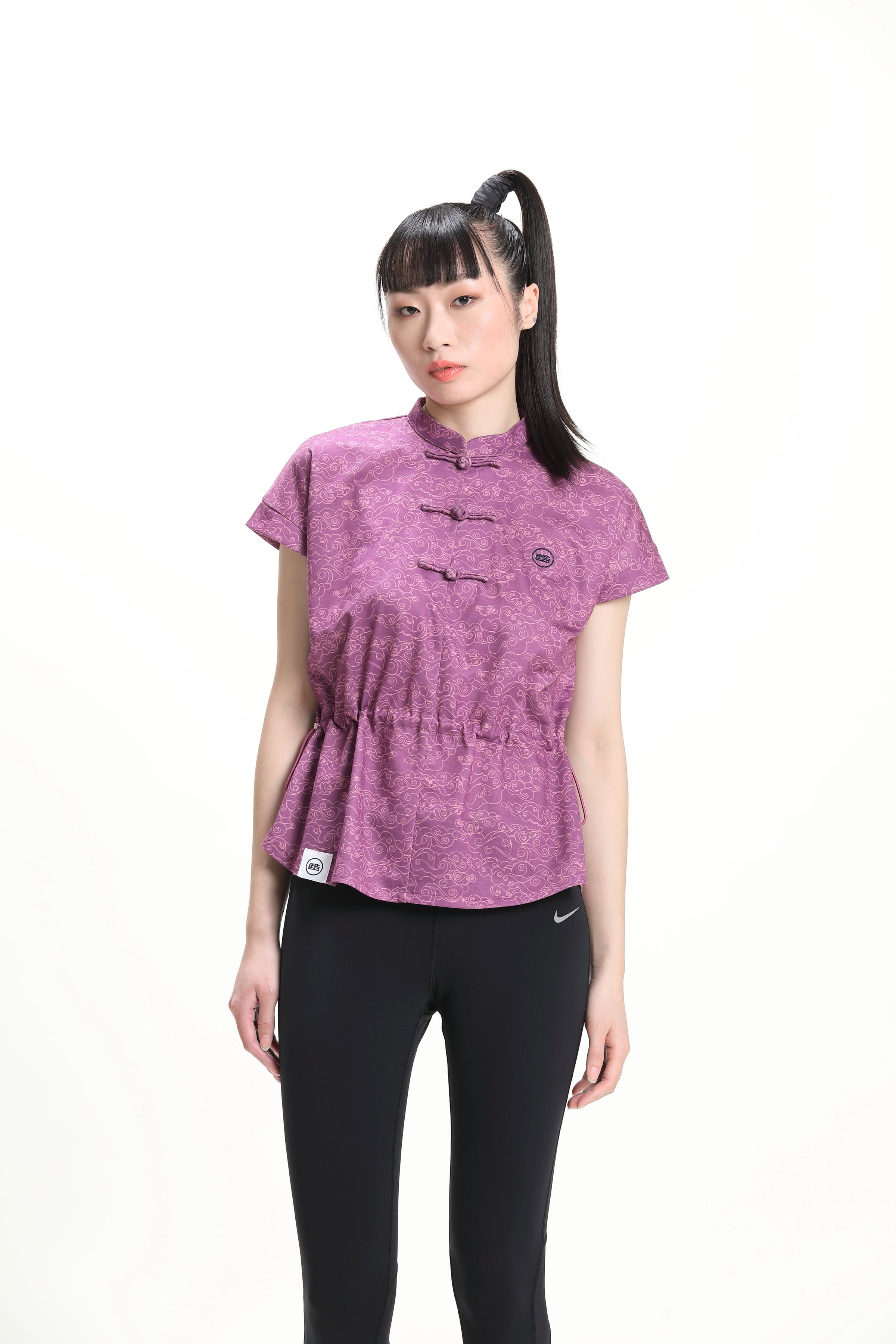 BERTIE Drawstring Top (Purple)