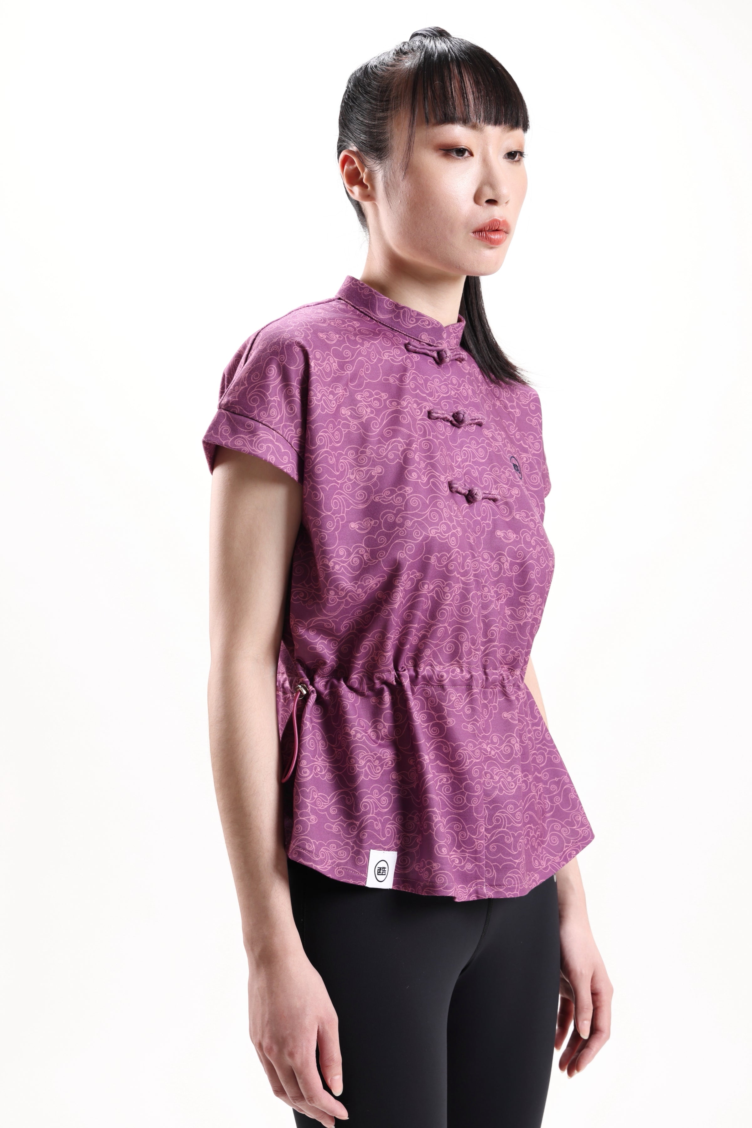 BERTIE Drawstring Top (Purple)