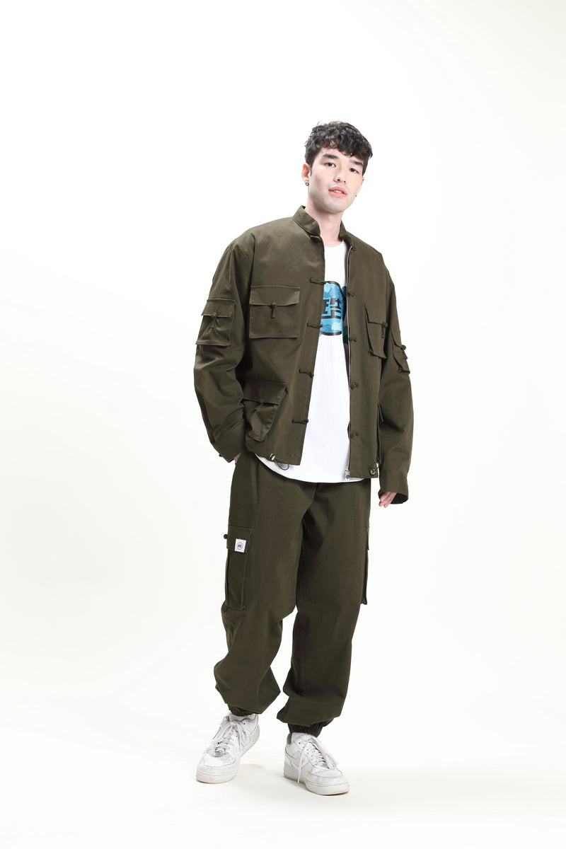 Cypherhood 軍服中山裝男外套