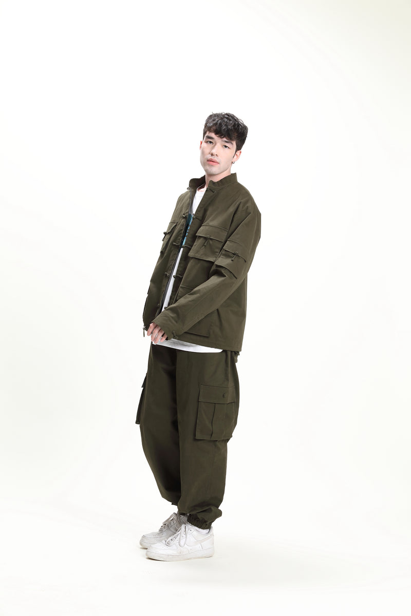 Cypherhood 軍服中山裝男外套