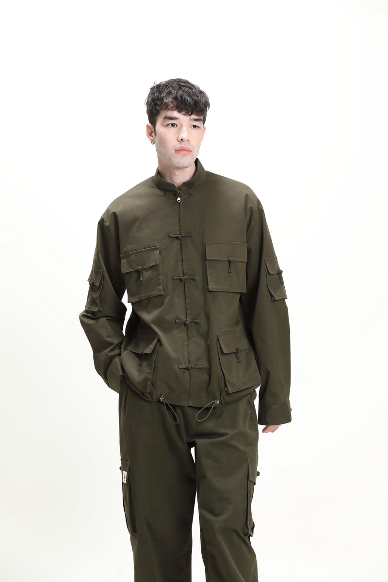 Cypherhood 軍服中山裝男外套