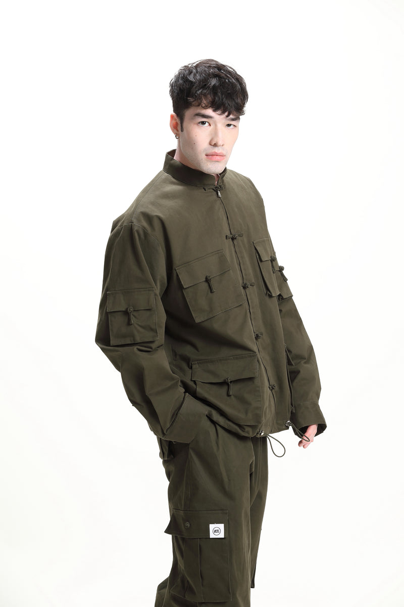Cypherhood 軍服中山裝男外套