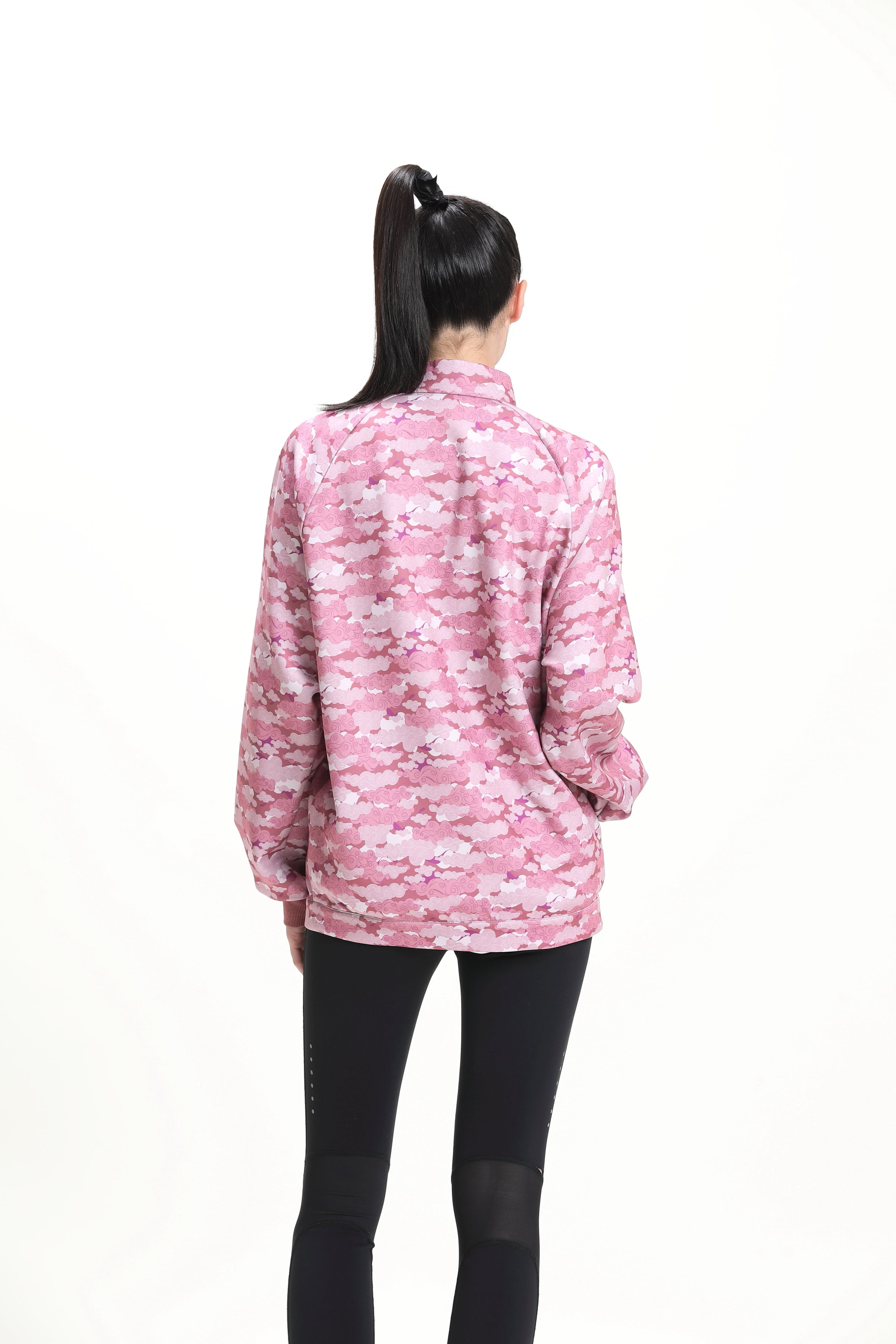 AUGUST Unisex Bomber Jacket (Pink)