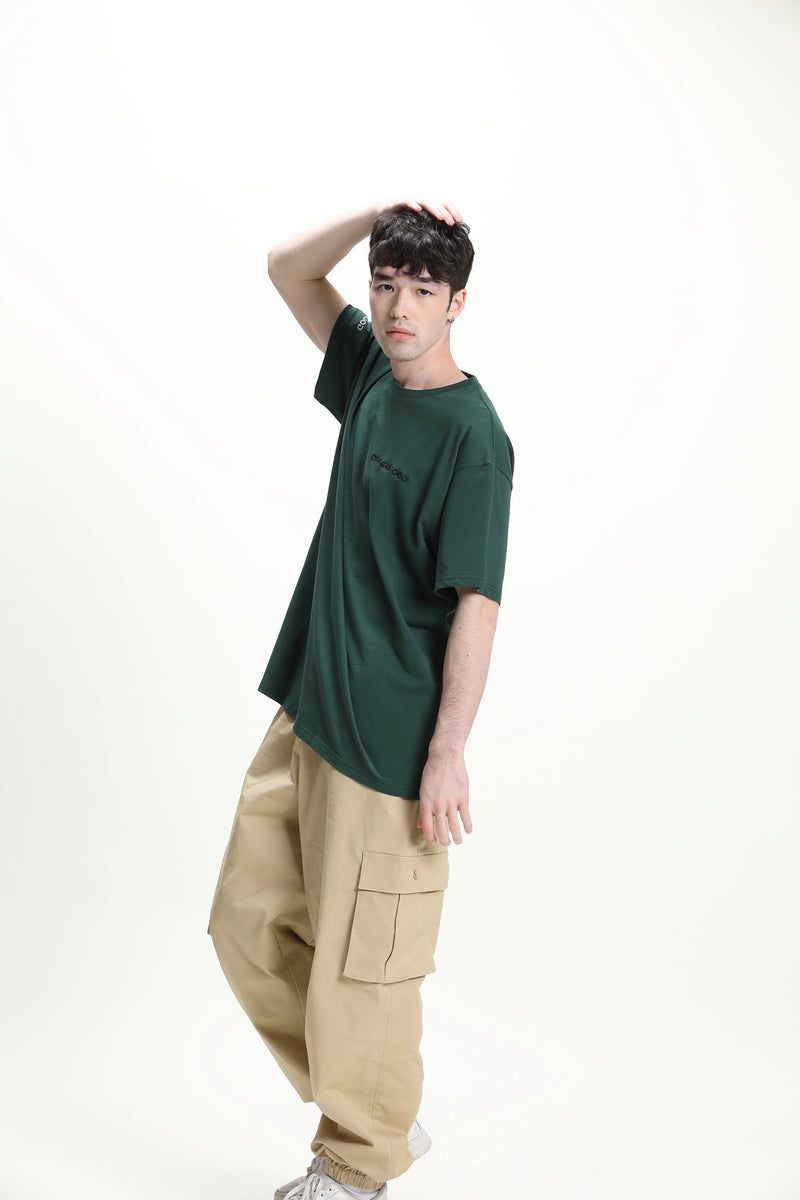 CYPHERHOOD BOWIE LOGO T 卹（軍綠色）